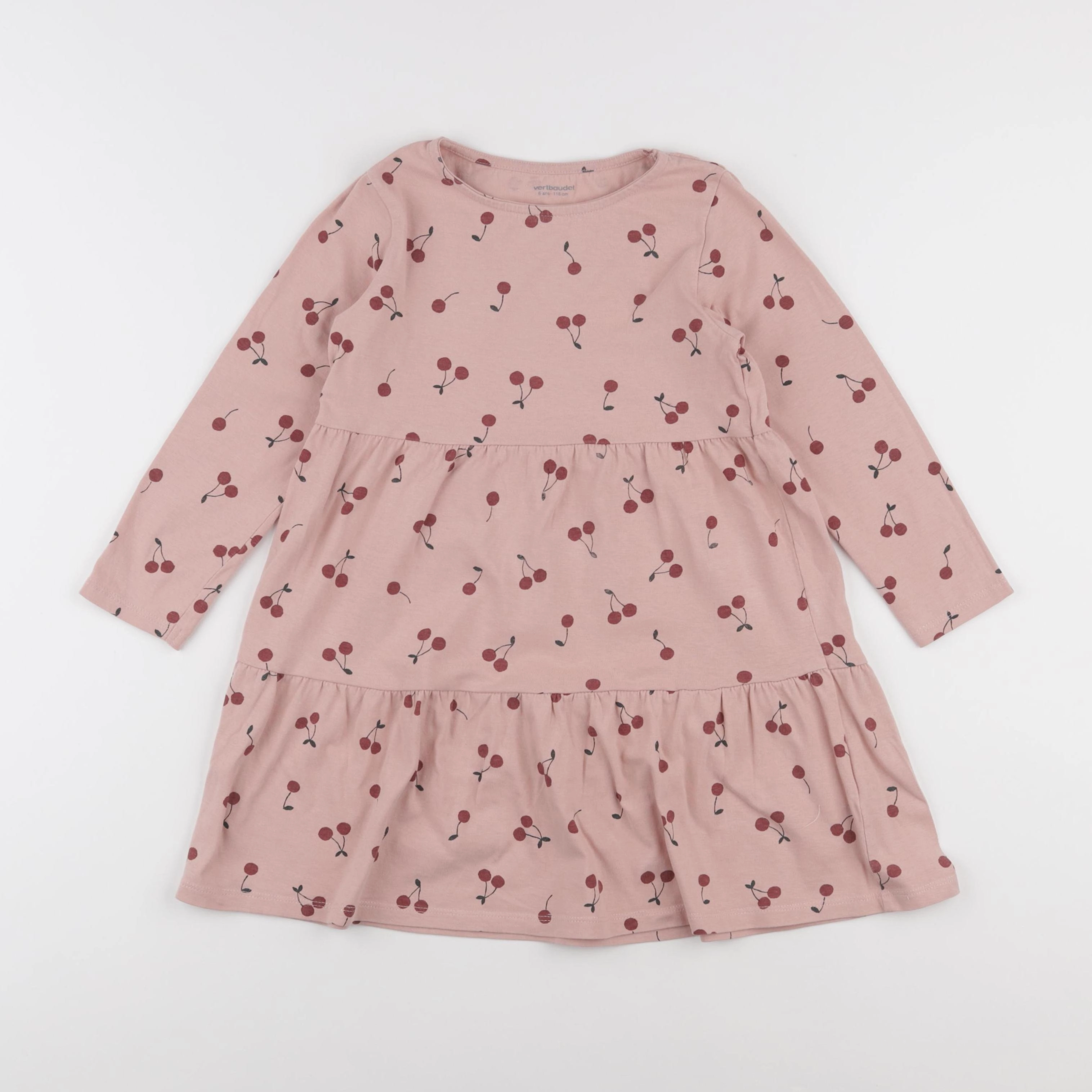 Vertbaudet - robe rose - 6 ans