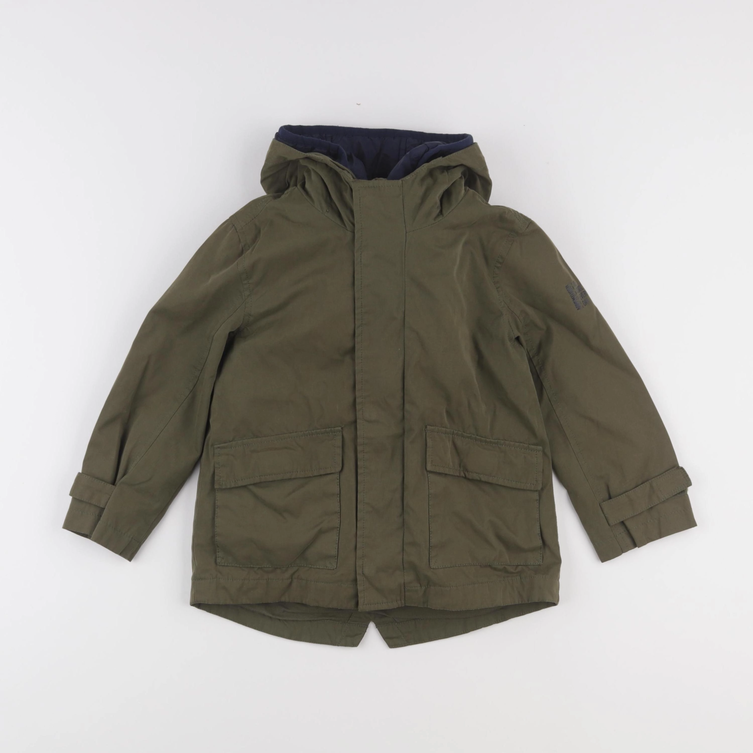 Vertbaudet - veste doublure amovible vert - 4 ans