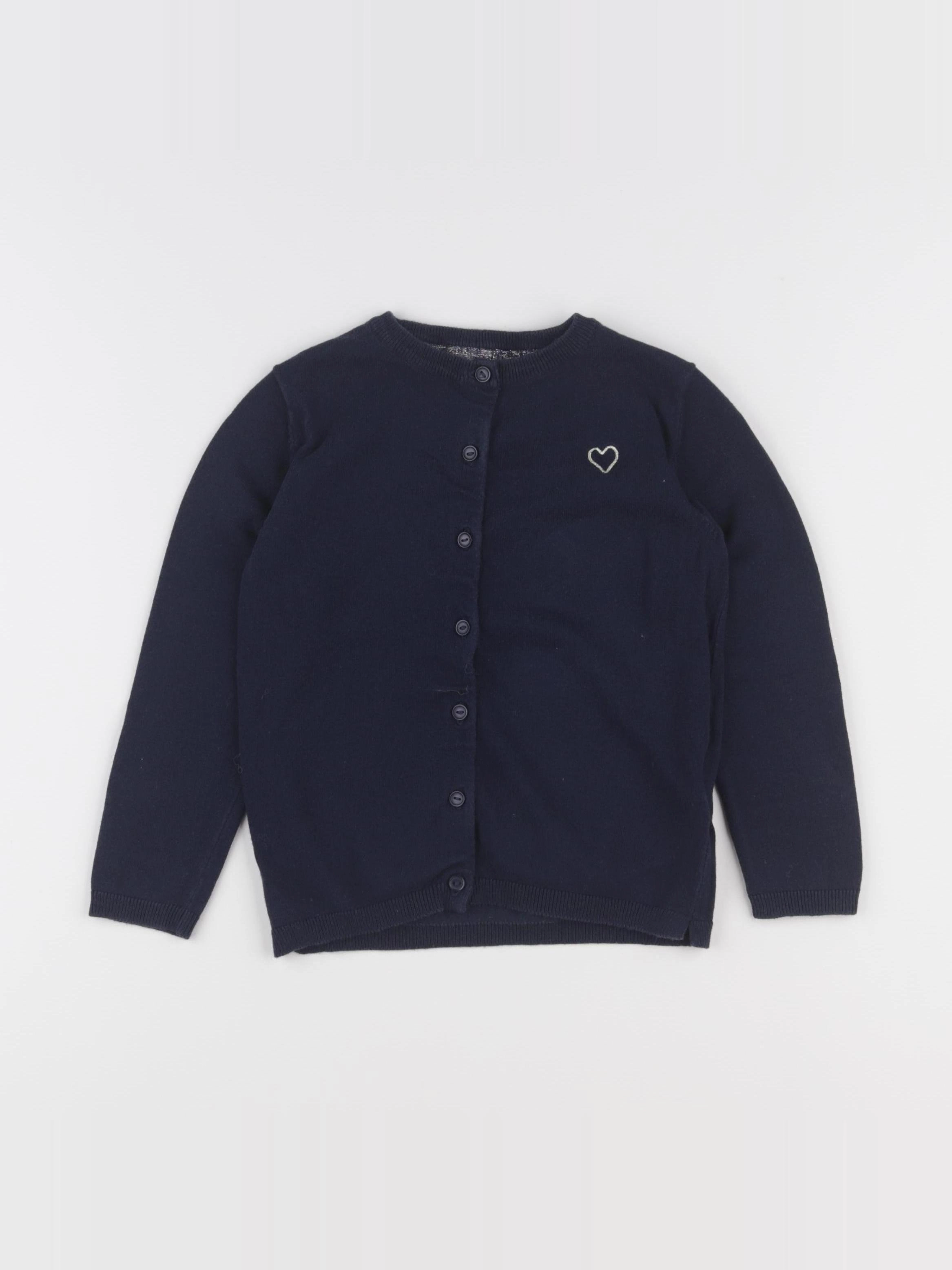 Vertbaudet - gilet bleu - 6 ans