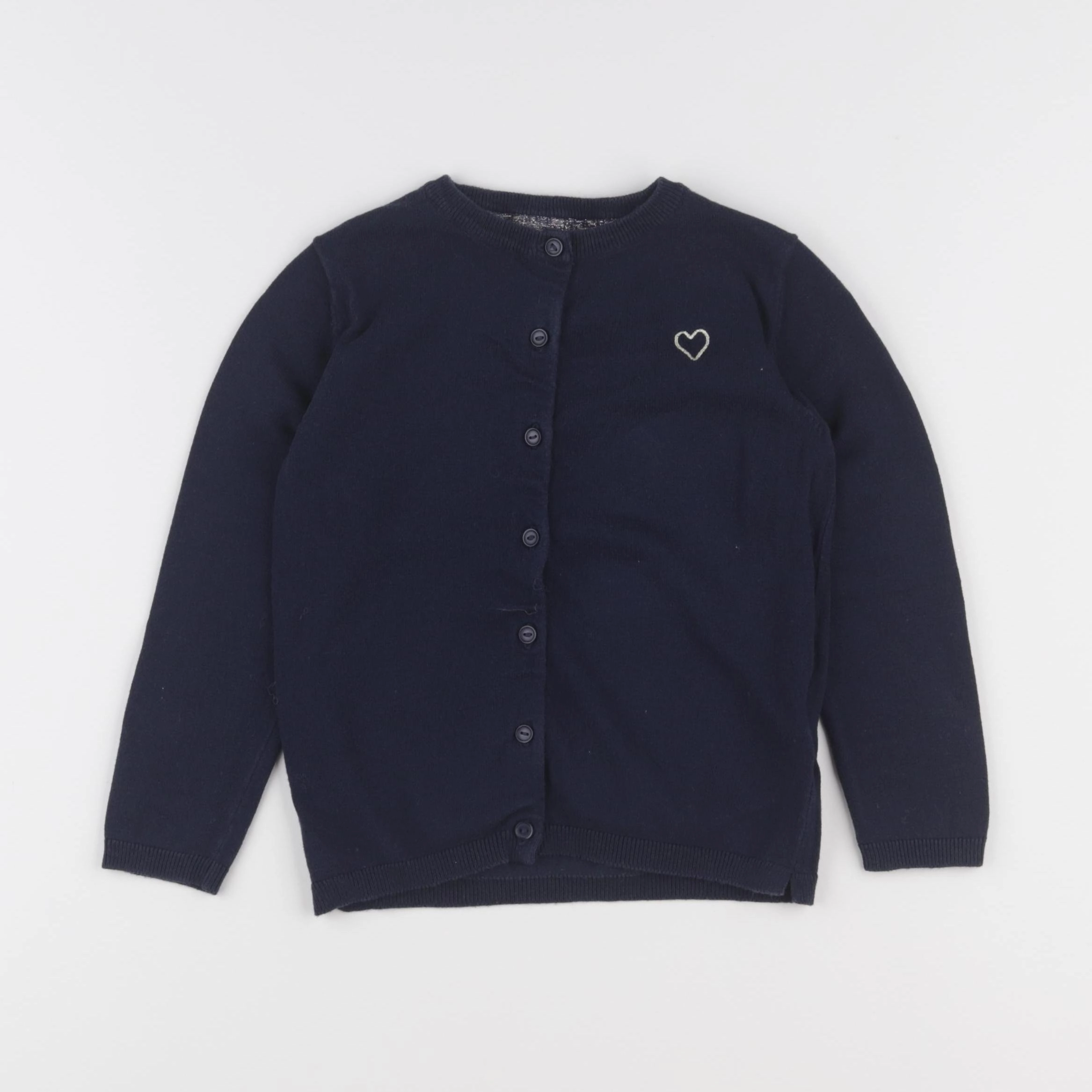 Vertbaudet - gilet bleu - 6 ans