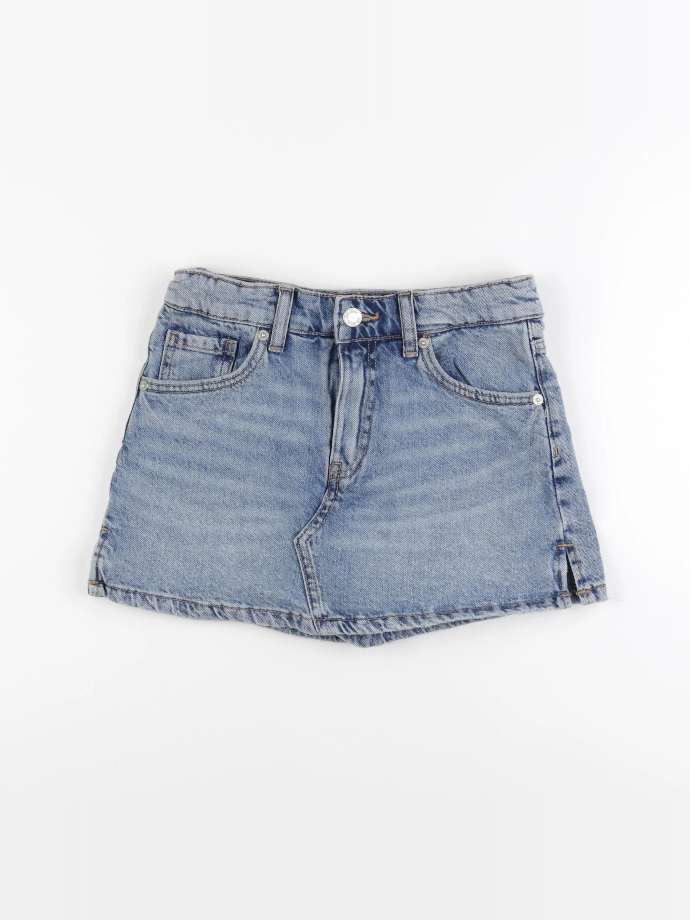 Zara - jupe short bleu - 11/12 ans