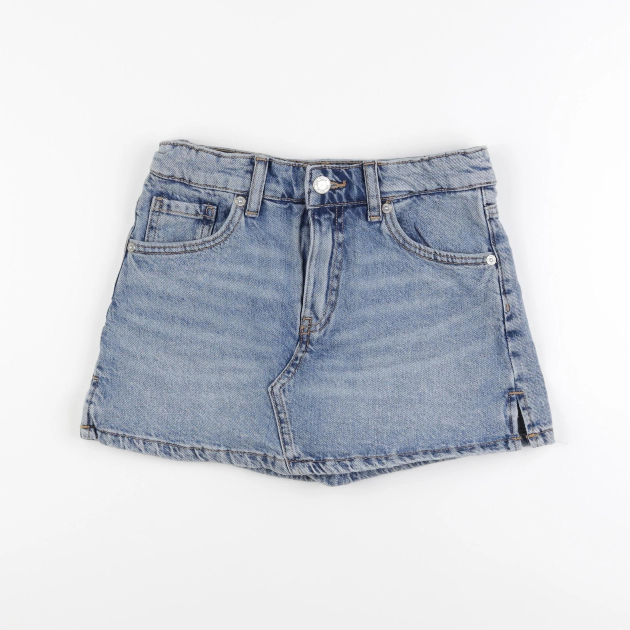 Zara - jupe short bleu - 11/12 ans