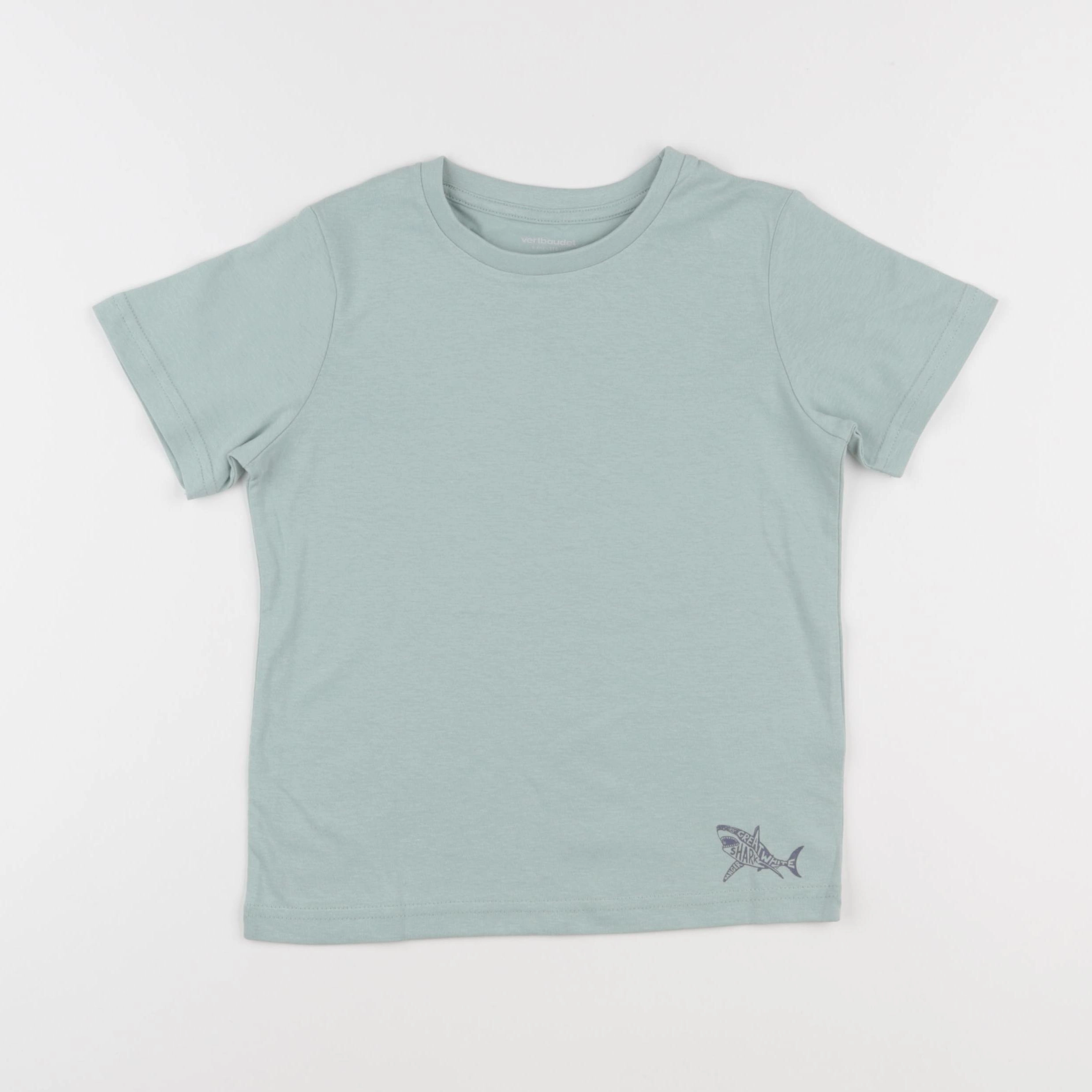 Vertbaudet - tee-shirt vert - 6 ans