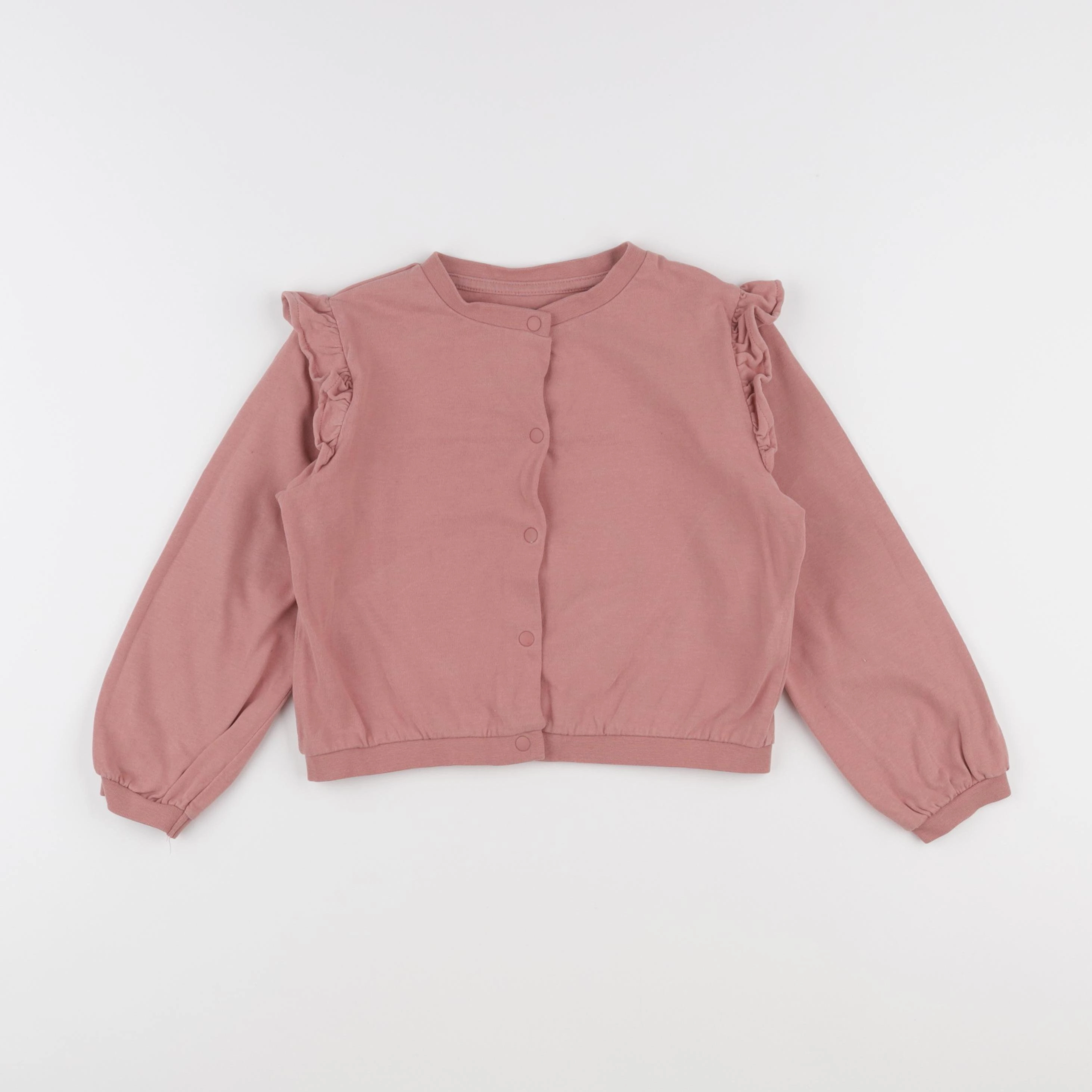 Vertbaudet - gilet rose - 6 ans