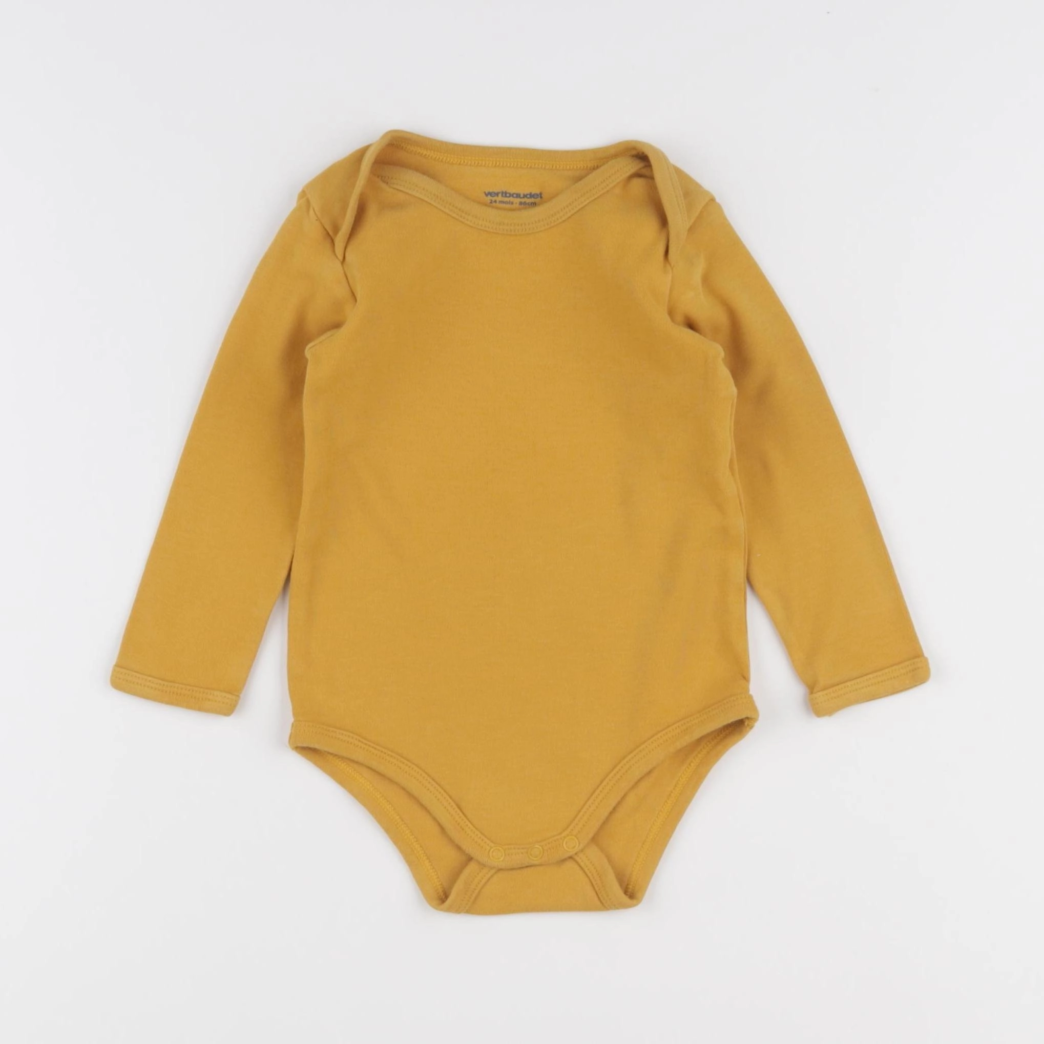 Vertbaudet - body jaune - 24 mois