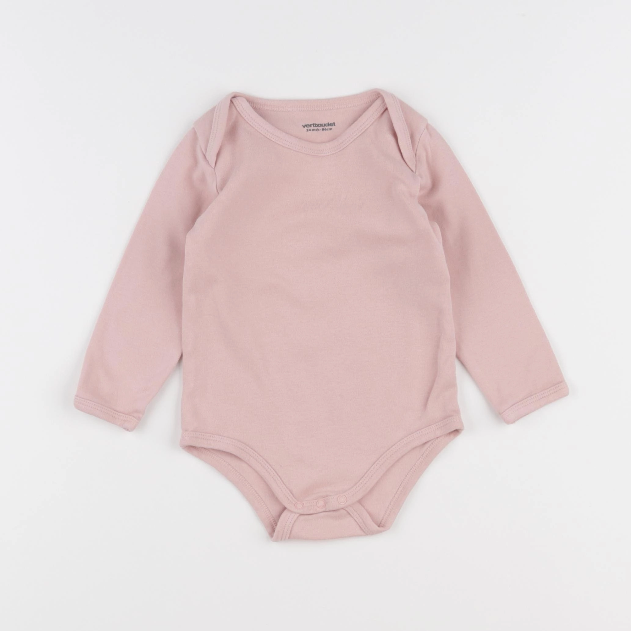 Vertbaudet - body rose - 24 mois