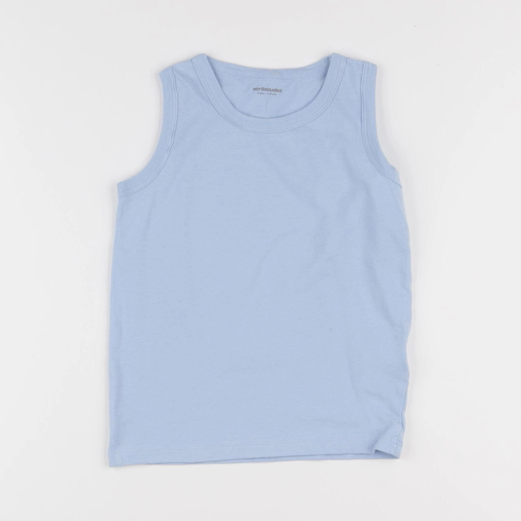 Vertbaudet - maillot de corps bleu - 5 ans