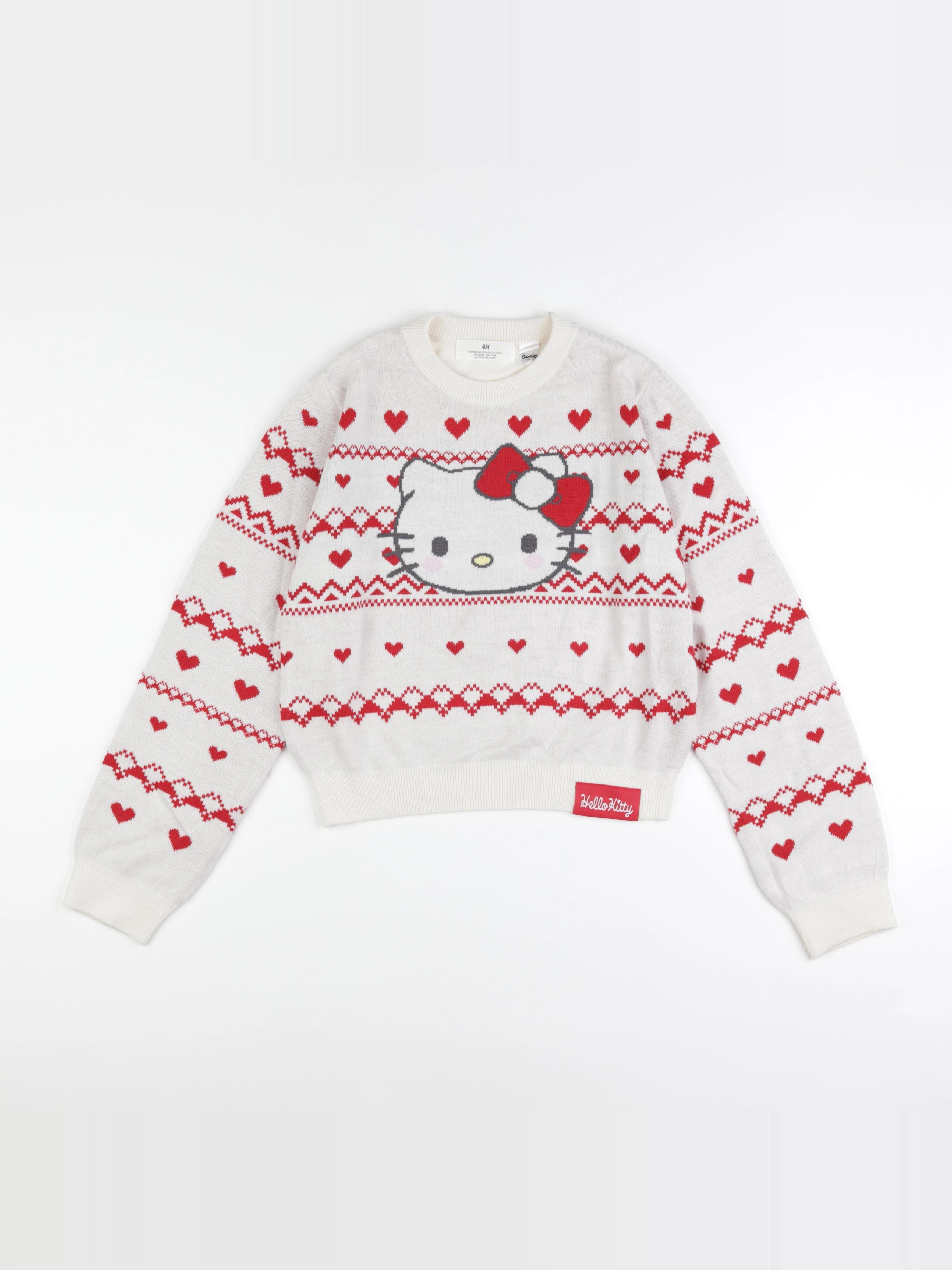 H&M - pull rouge - 12/14 ans