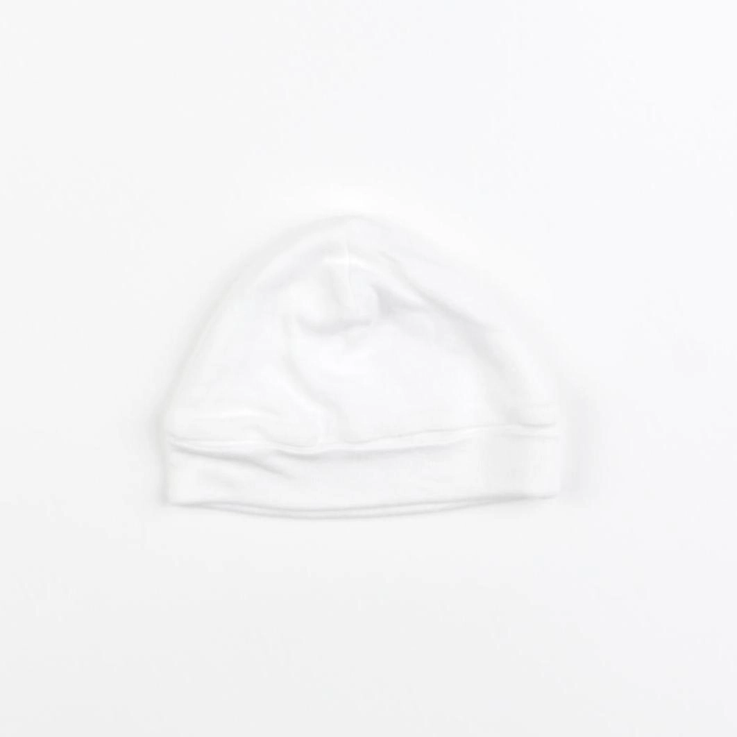 Vertbaudet - bonnet de naissance blanc - 12 mois
