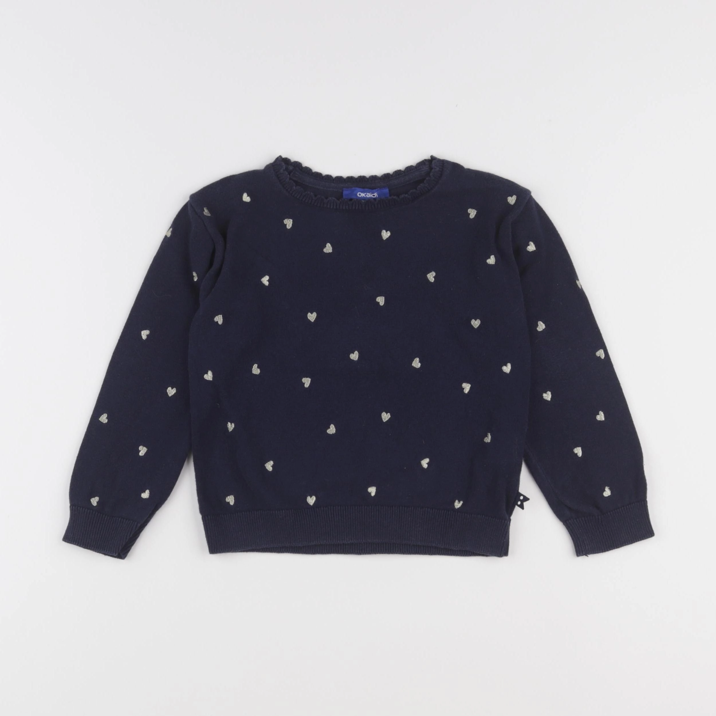 Okaidi - pull bleu - 4 ans