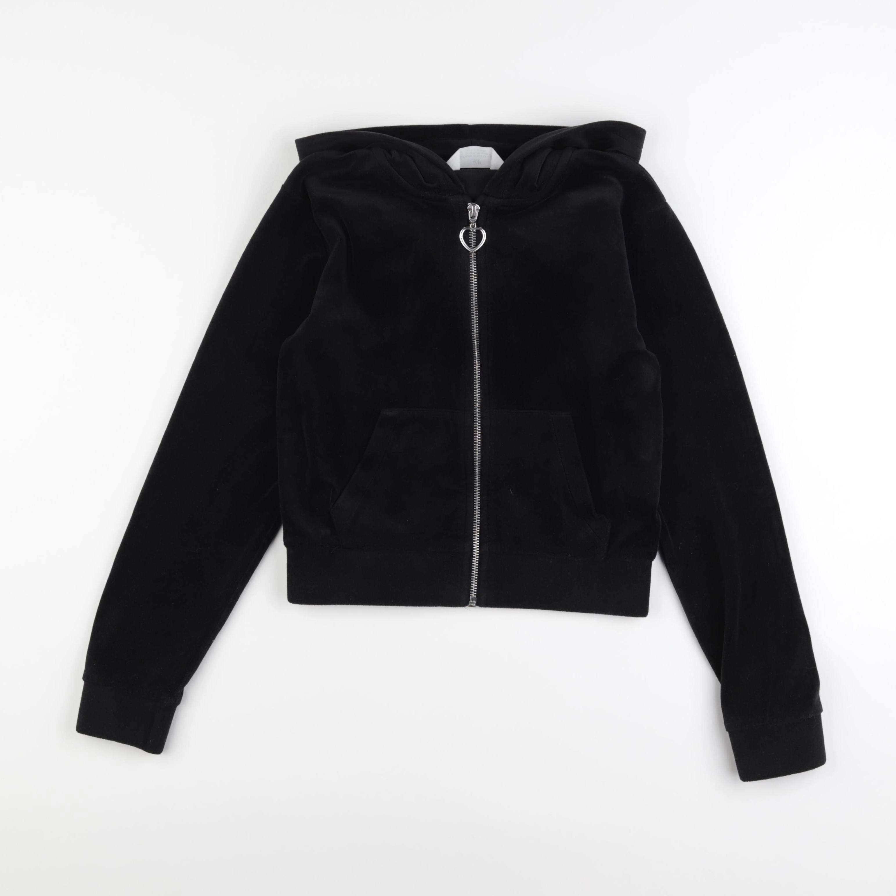 H&M - sweat noir - 10/12 ans