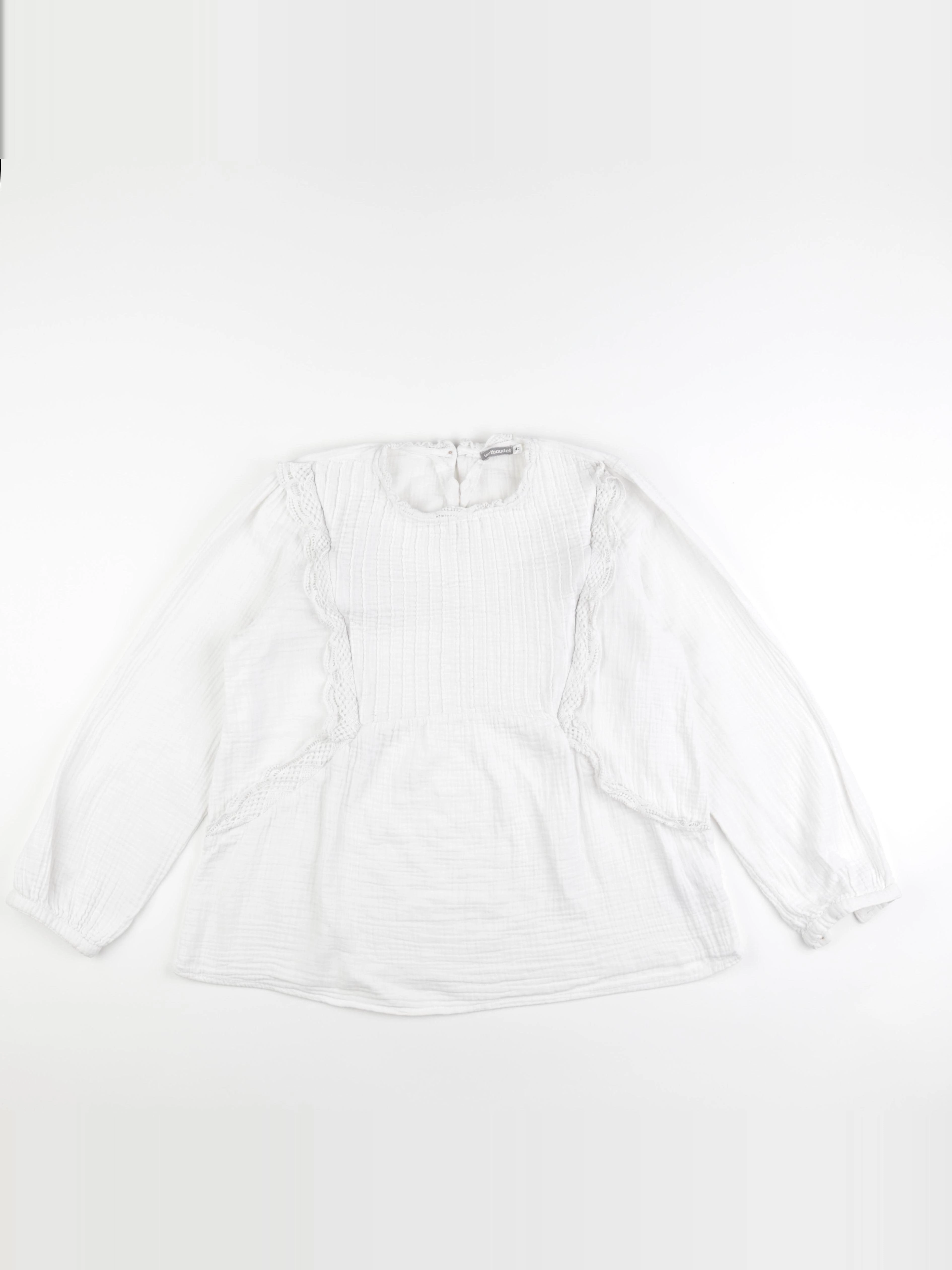 Vertbaudet - blouse allaitement, grossesse blanc - 42