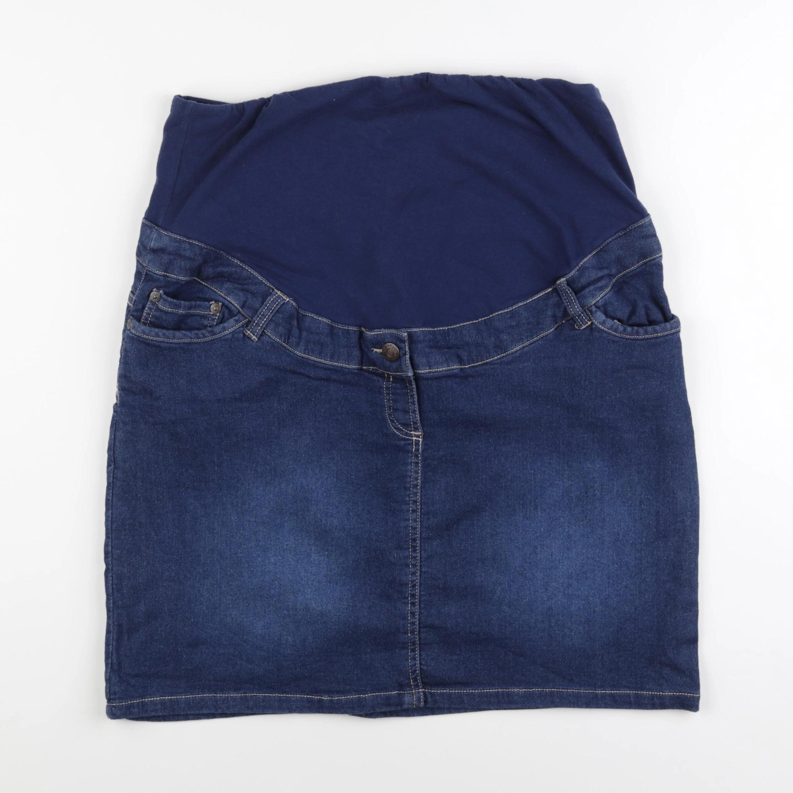 Vertbaudet - jupe grossesse bleu - 44