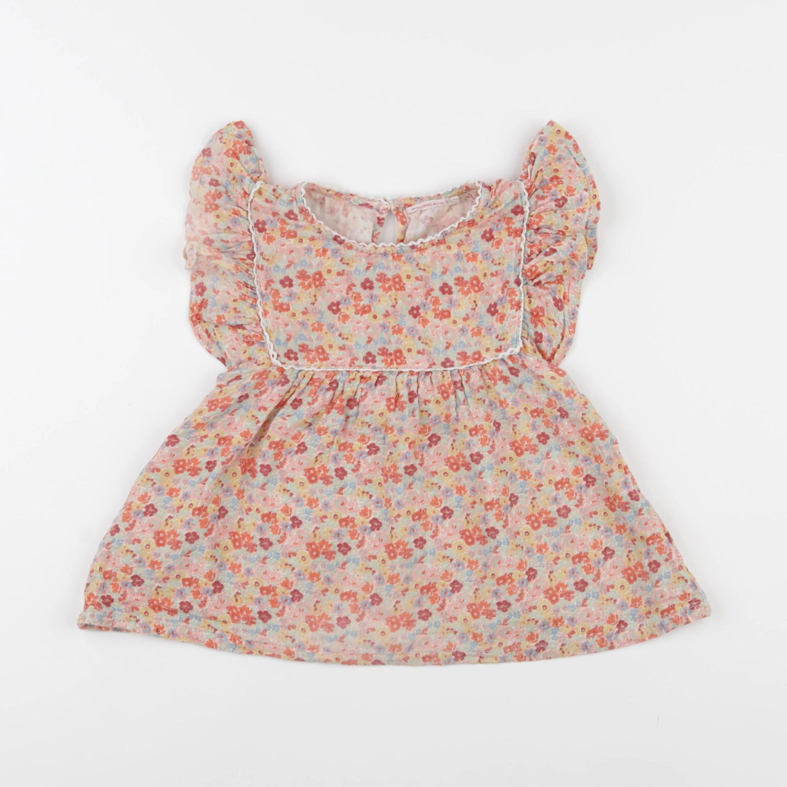Monoprix - blouse multicolore - 6 ans