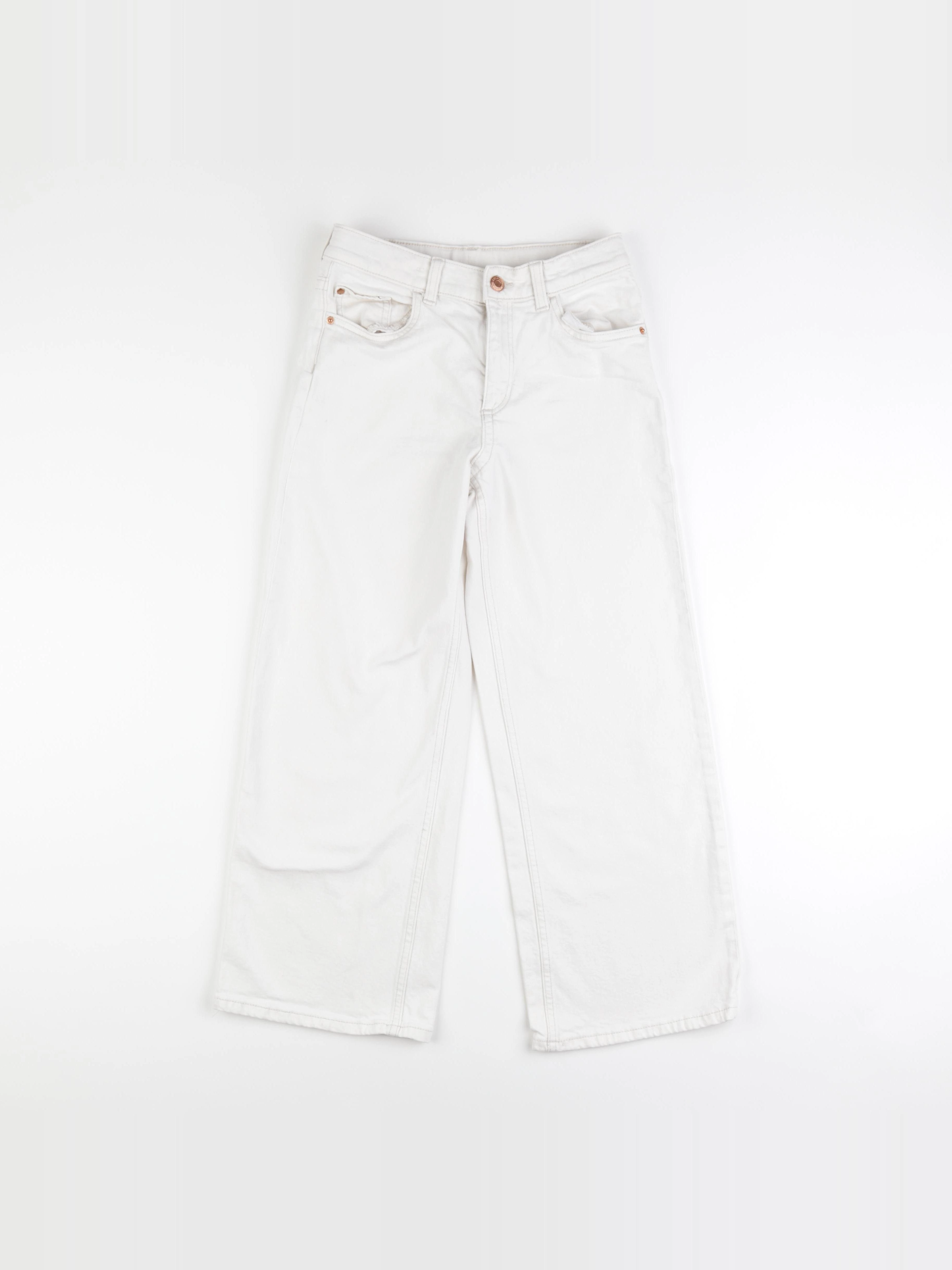 H&M - jean beige - 9/10 ans