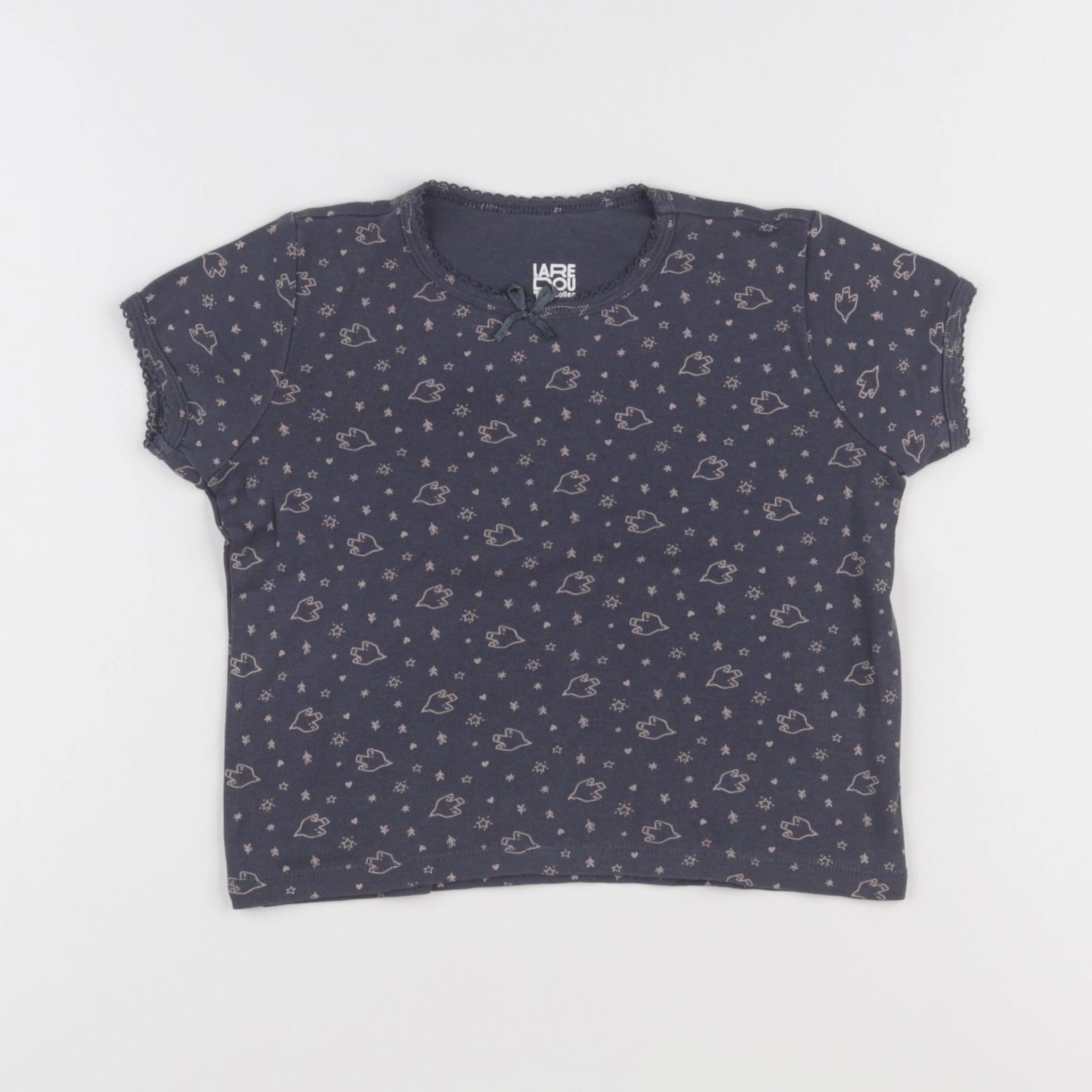 La Redoute - tee-shirt bleu - 4 ans