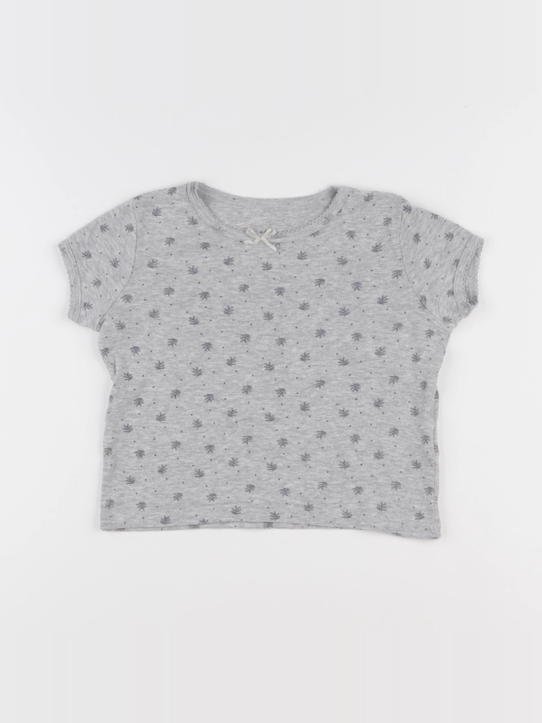 La Redoute - tee-shirt gris - 4 ans