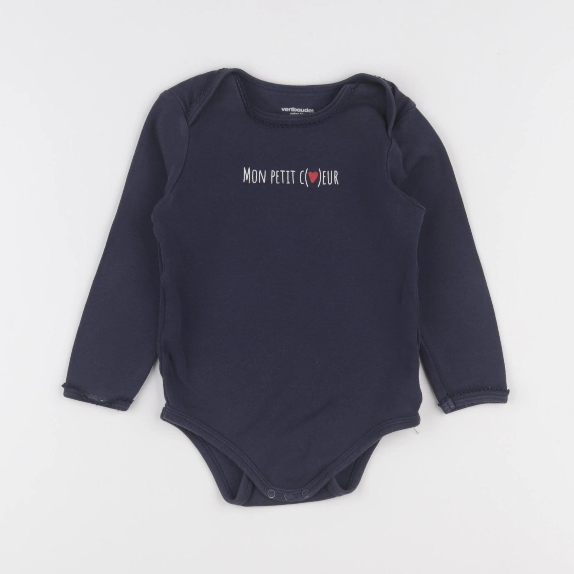 Vertbaudet - body bleu - 24 mois