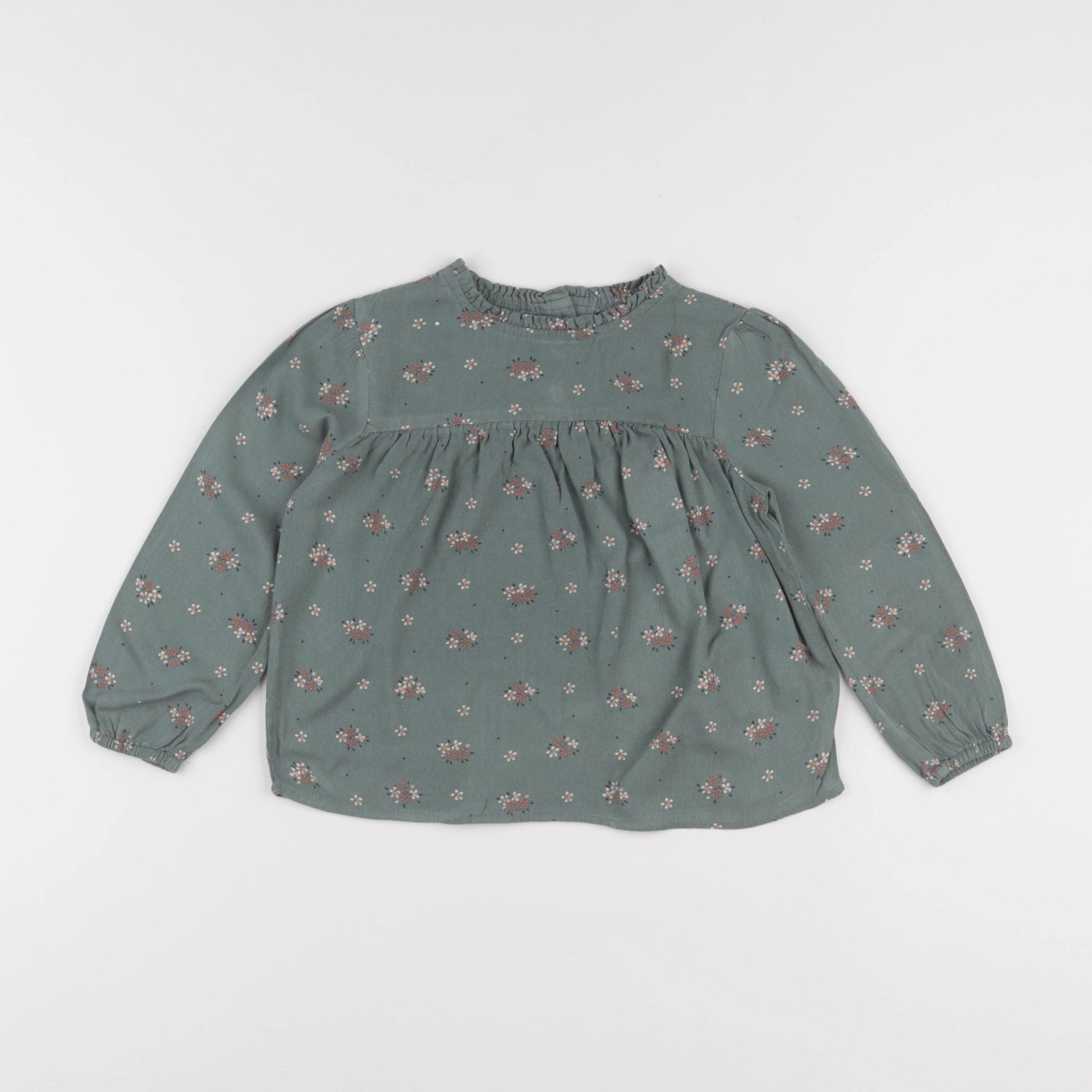 Vertbaudet - blouse vert - 4 ans