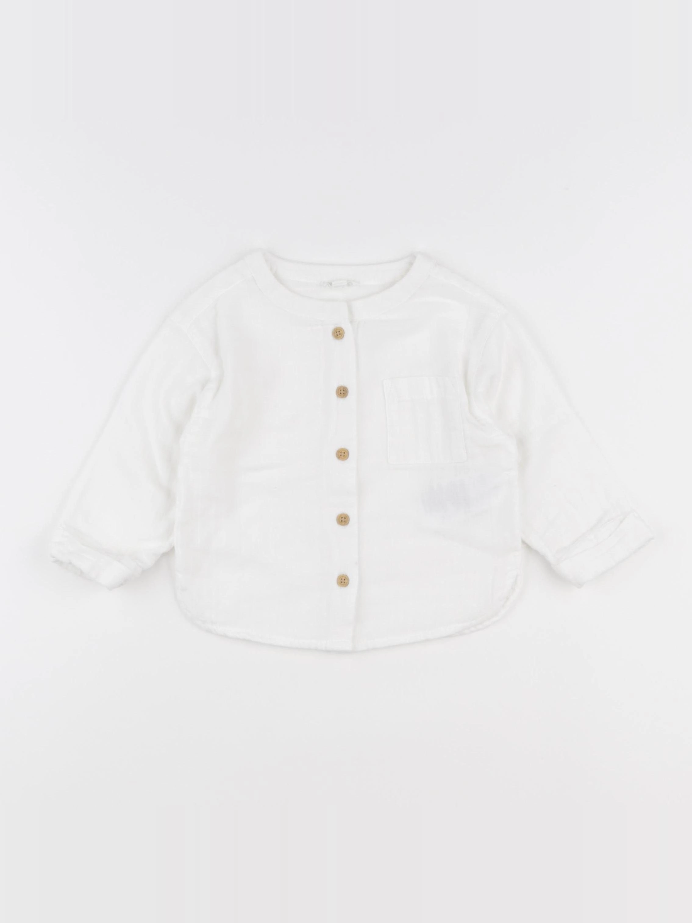 Vertbaudet - chemise blanc - 18 mois