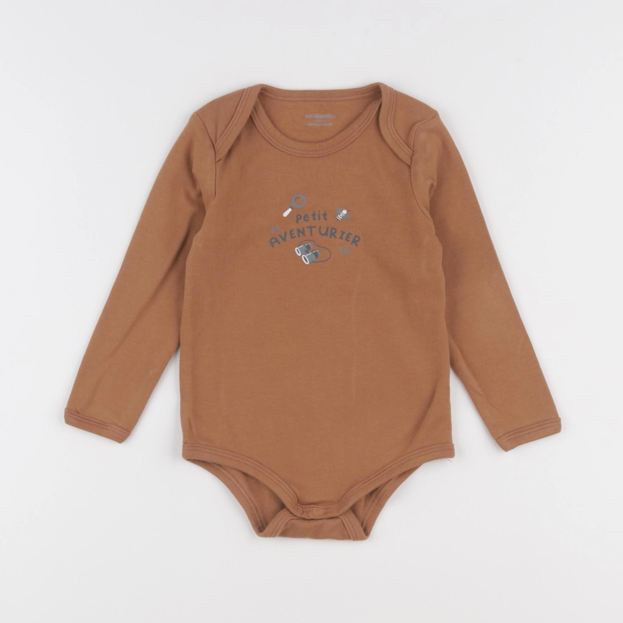 Vertbaudet - body marron - 36 mois