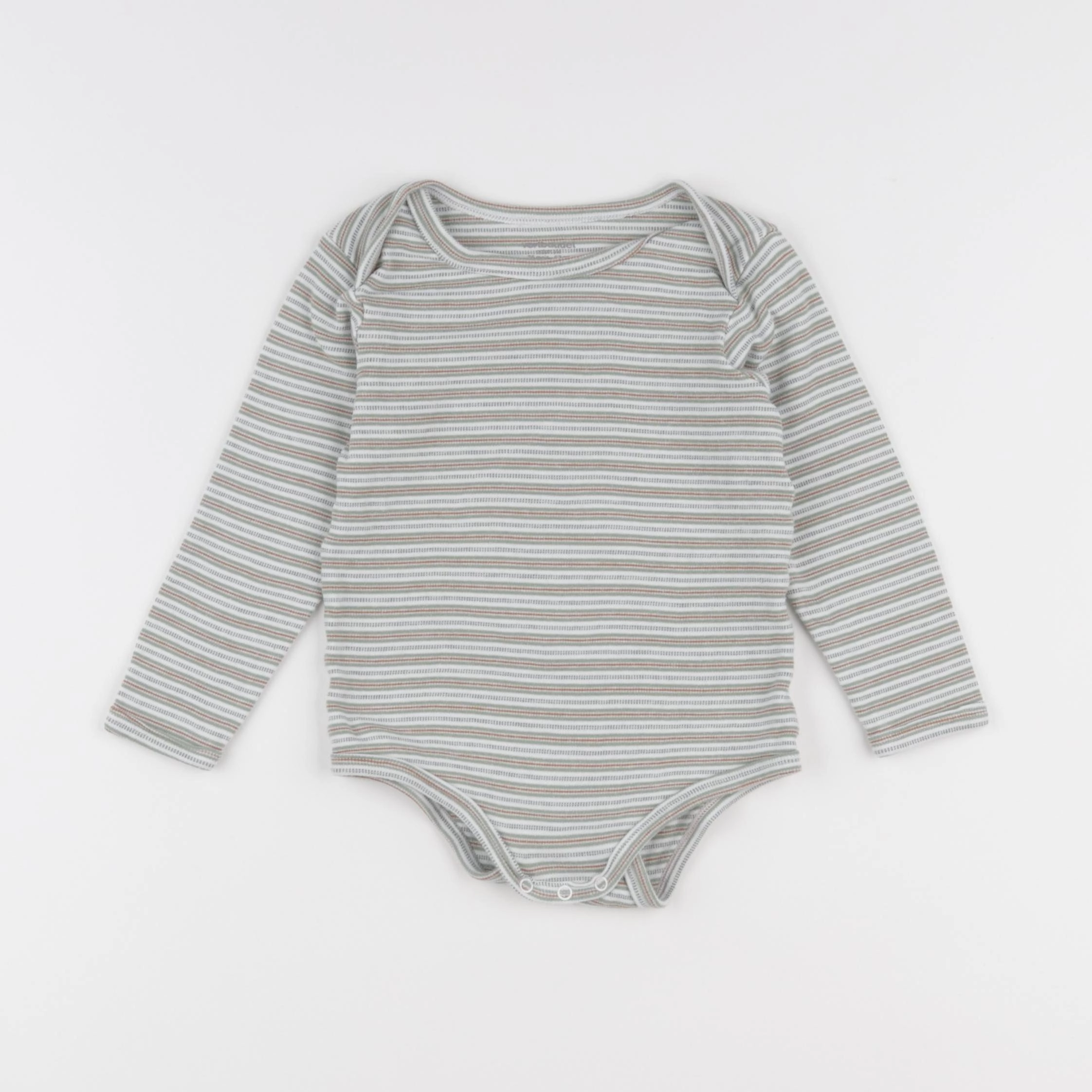 Vertbaudet - body blanc, vert - 36 mois
