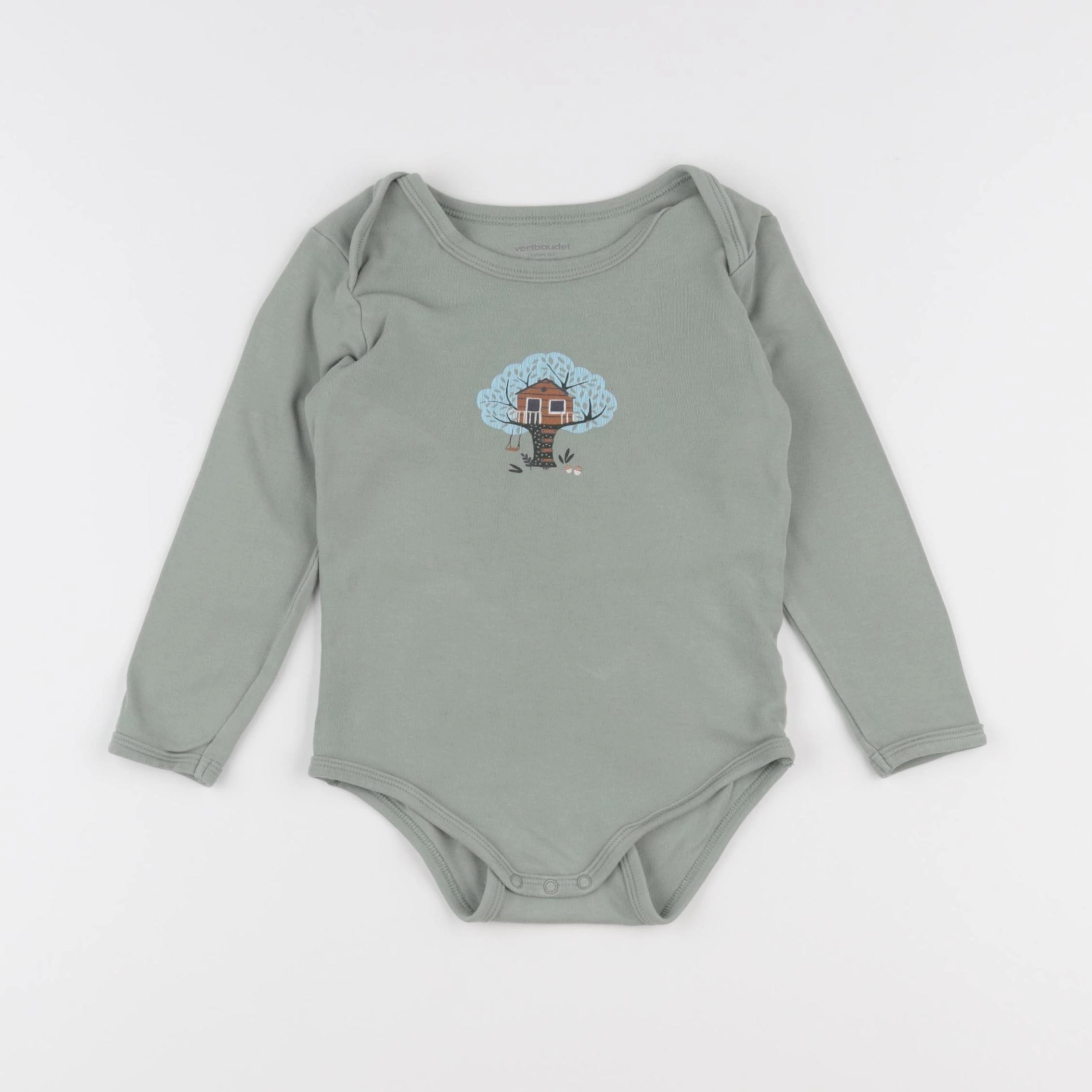 Vertbaudet - body vert - 36 mois