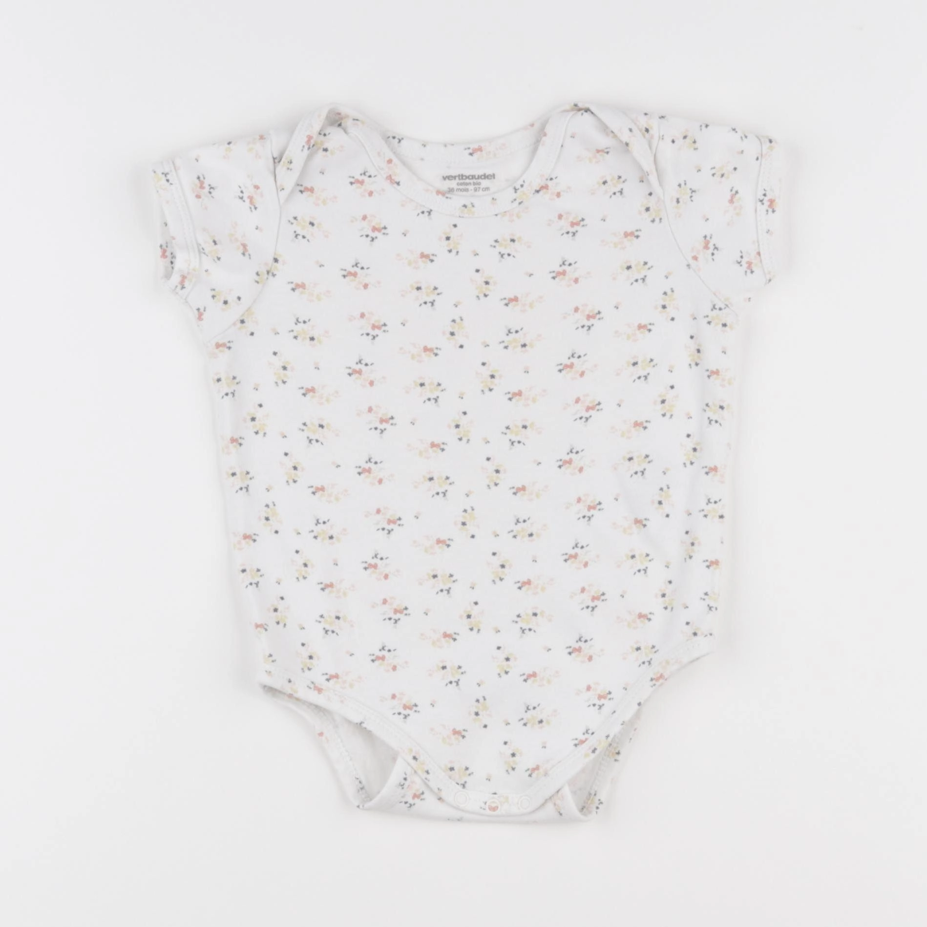 Vertbaudet - tee-shirt blanc - 36 mois