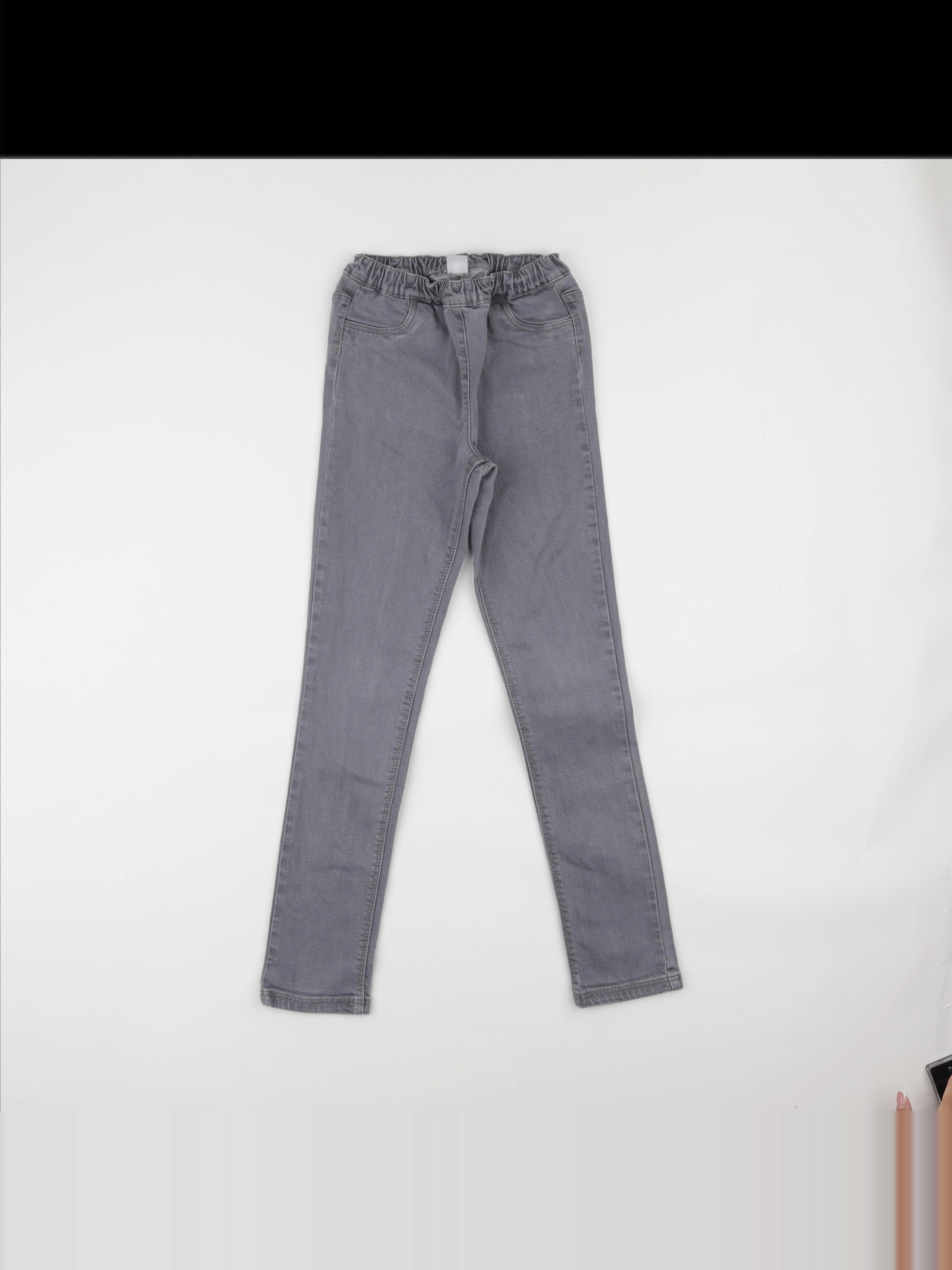 Petit Bateau - jean gris - 10 ans