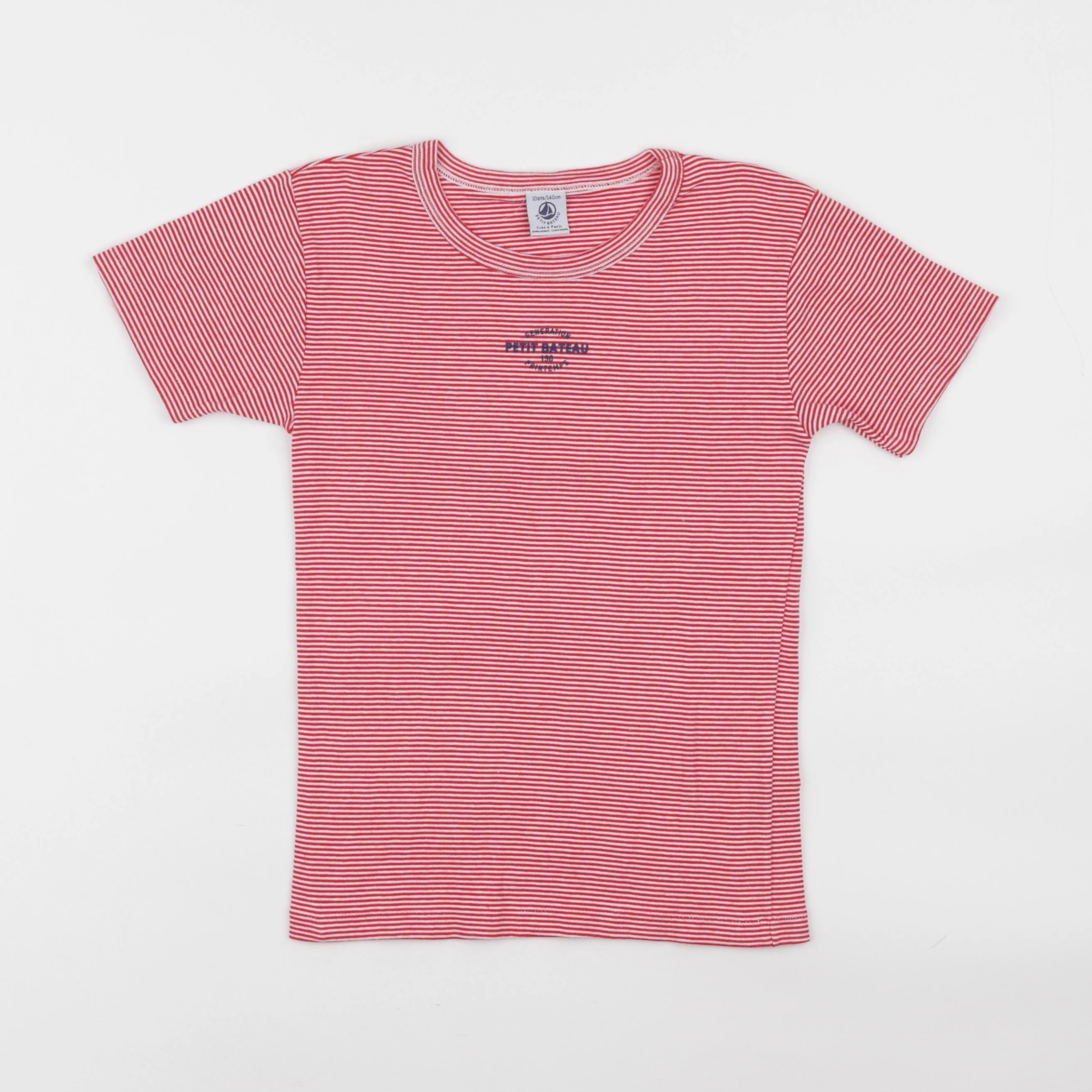 Petit Bateau - maillot de corps rouge - 10 ans