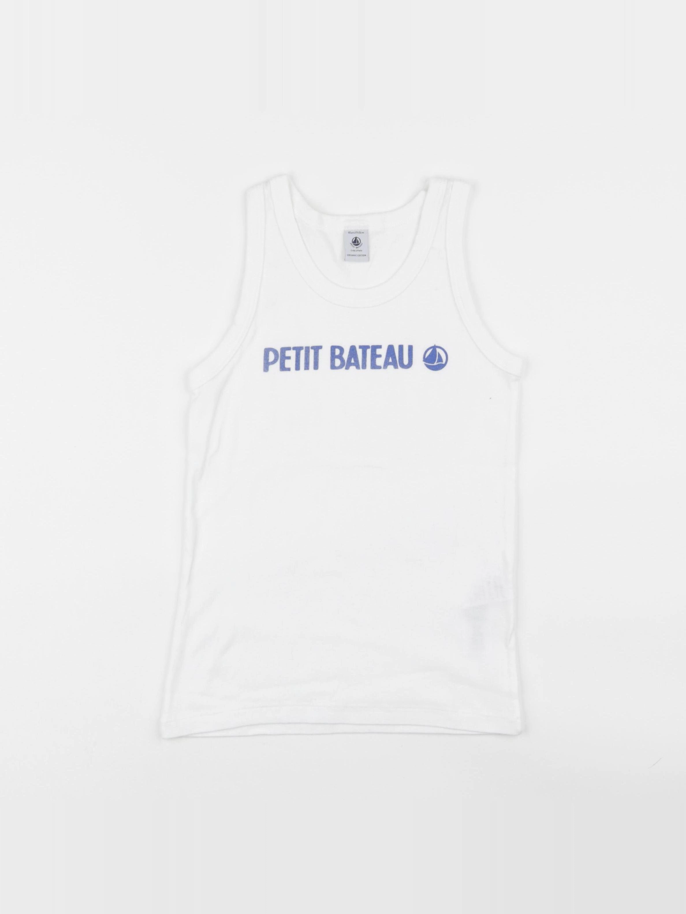 Petit Bateau - maillot de corps blanc - 10 ans