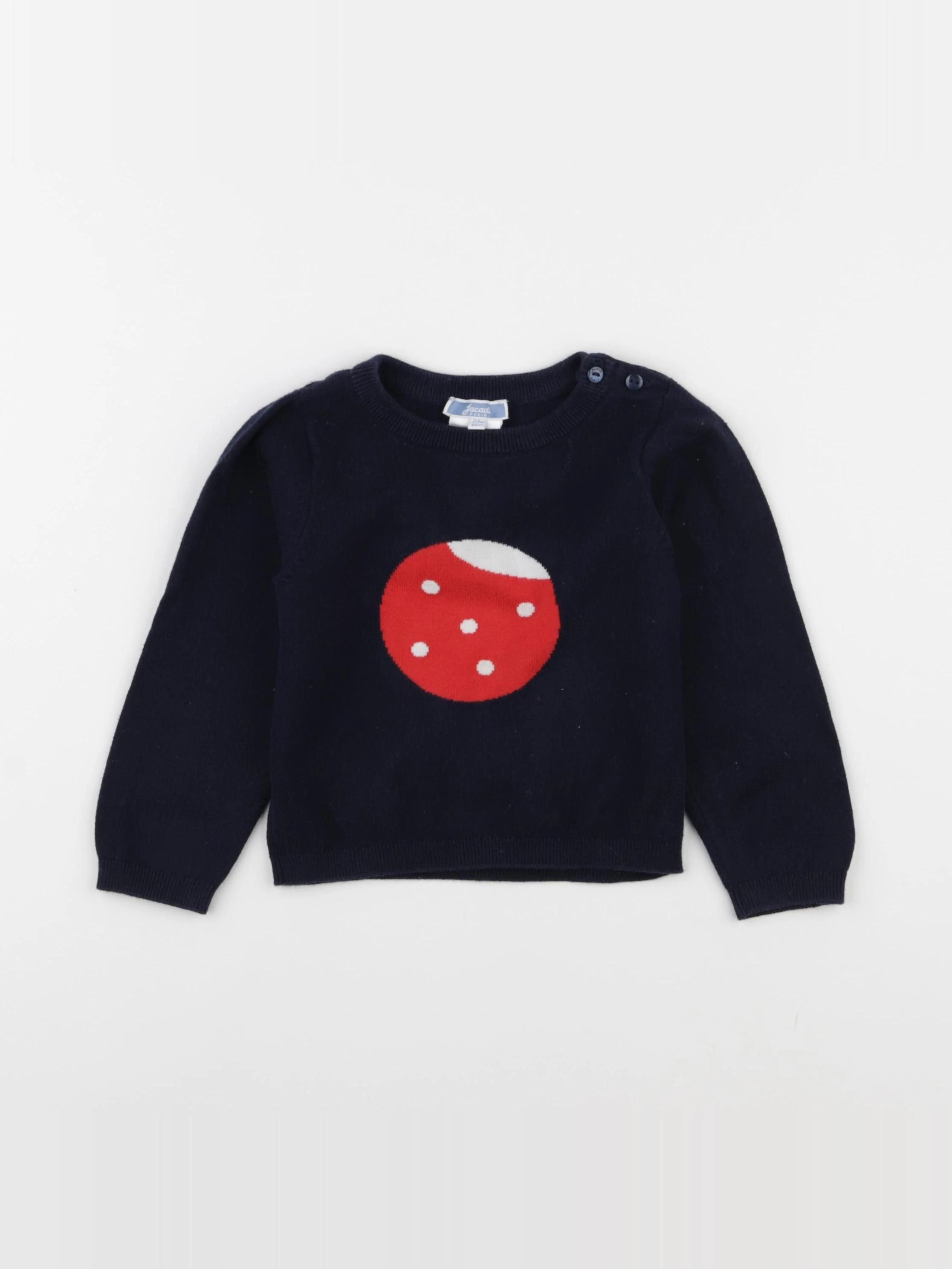 Jacadi - pull bleu - 24 mois