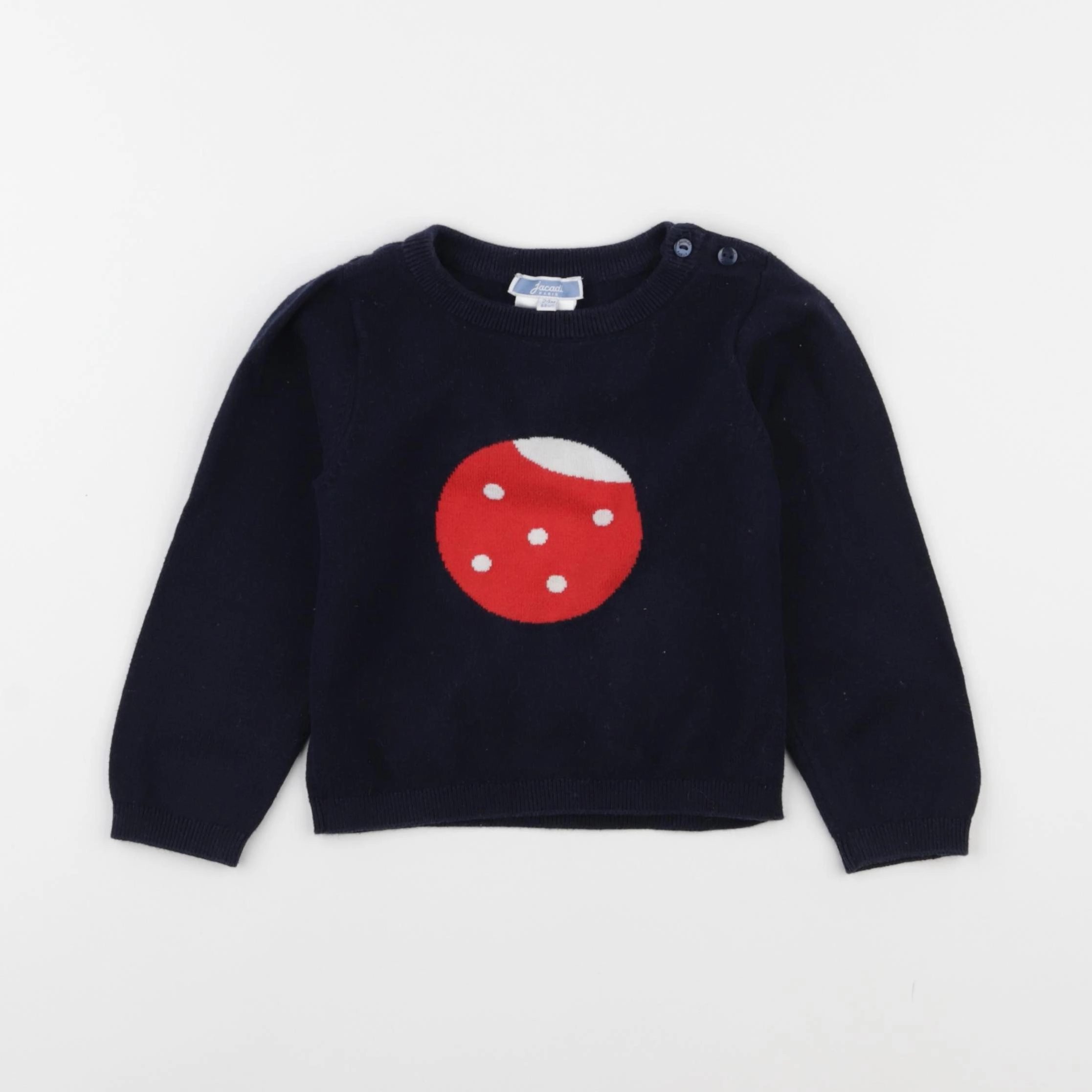 Jacadi - pull bleu - 24 mois