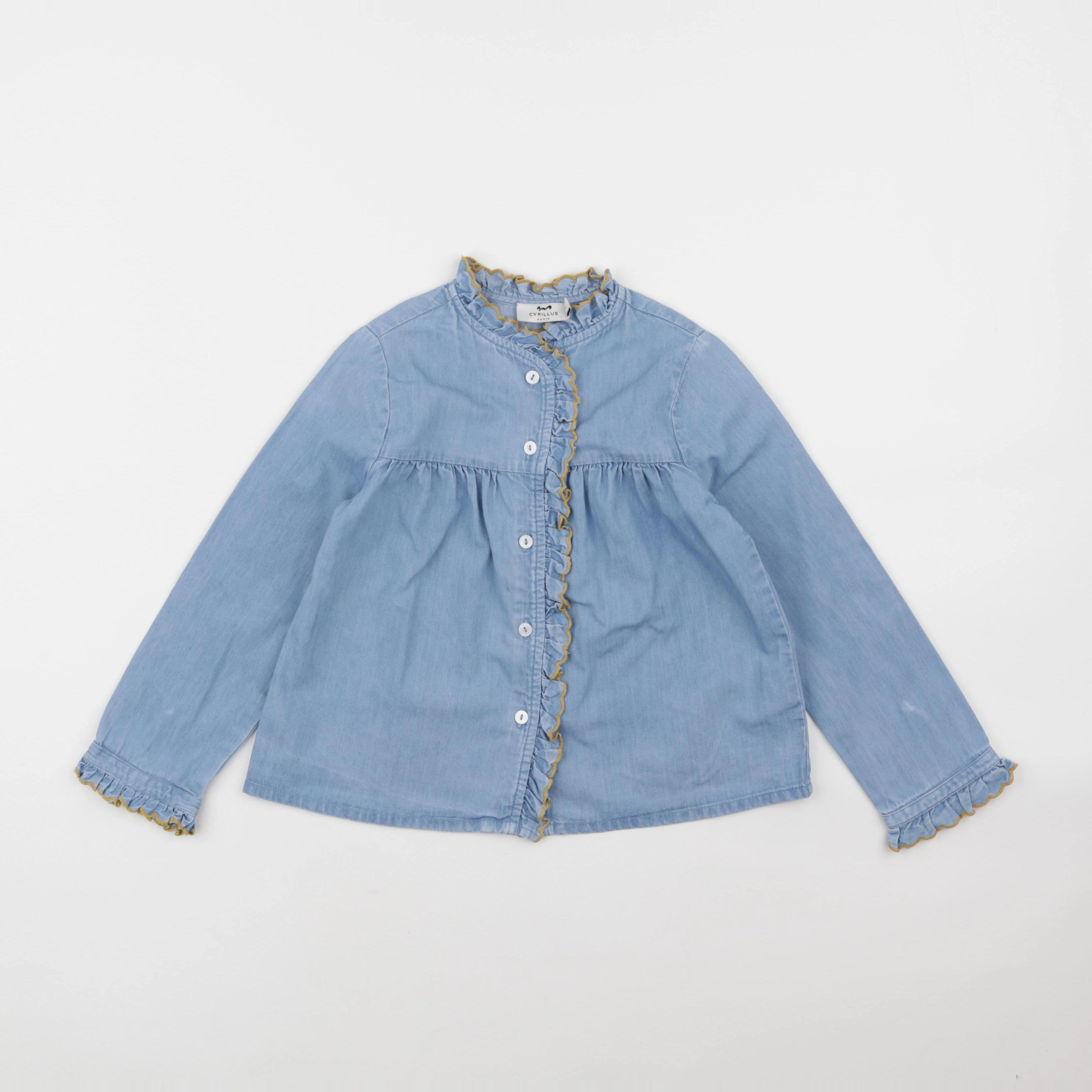 Cyrillus - blouse bleu - 6 ans