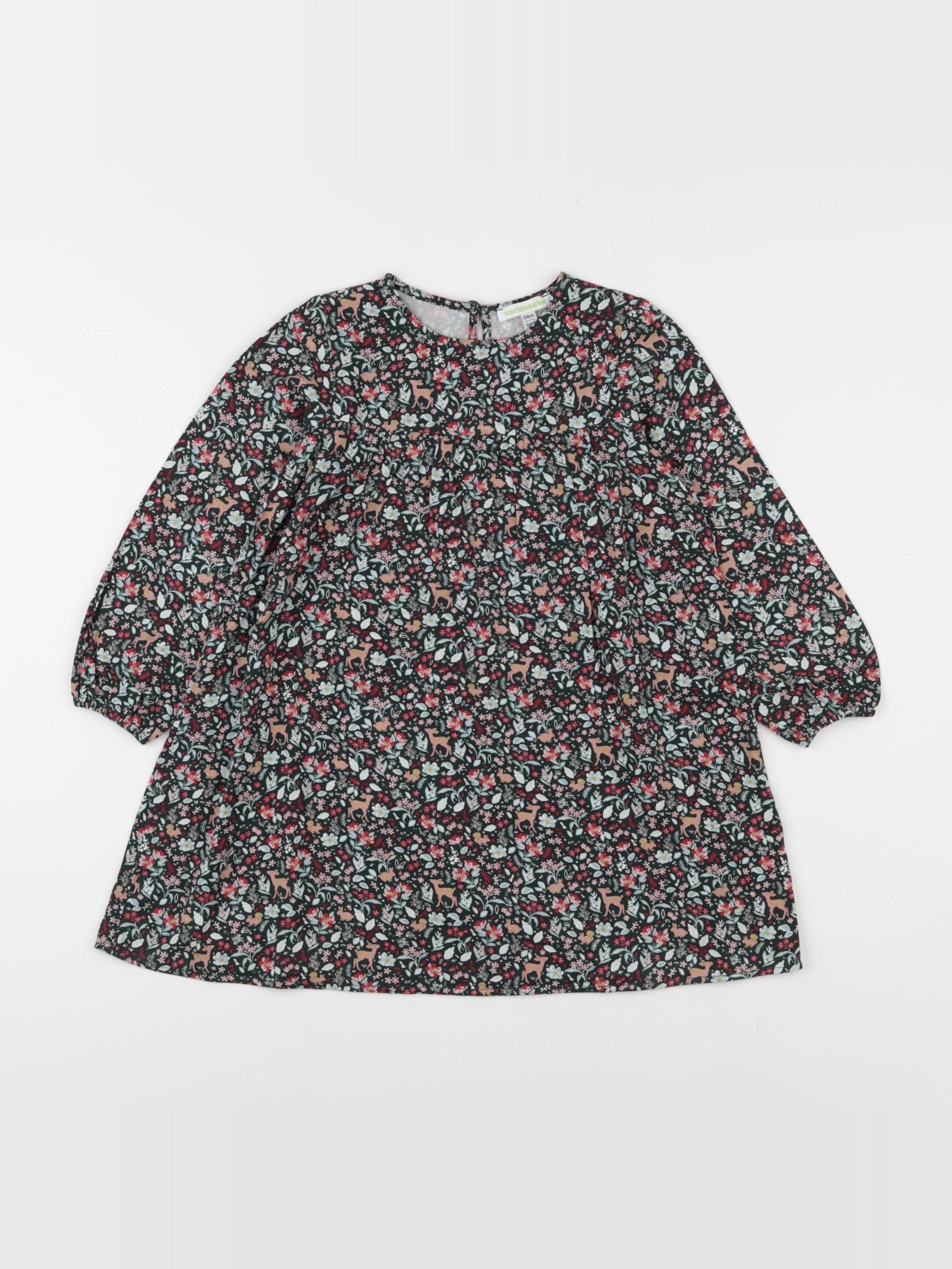 Vertbaudet - robe multicolore - 5 ans