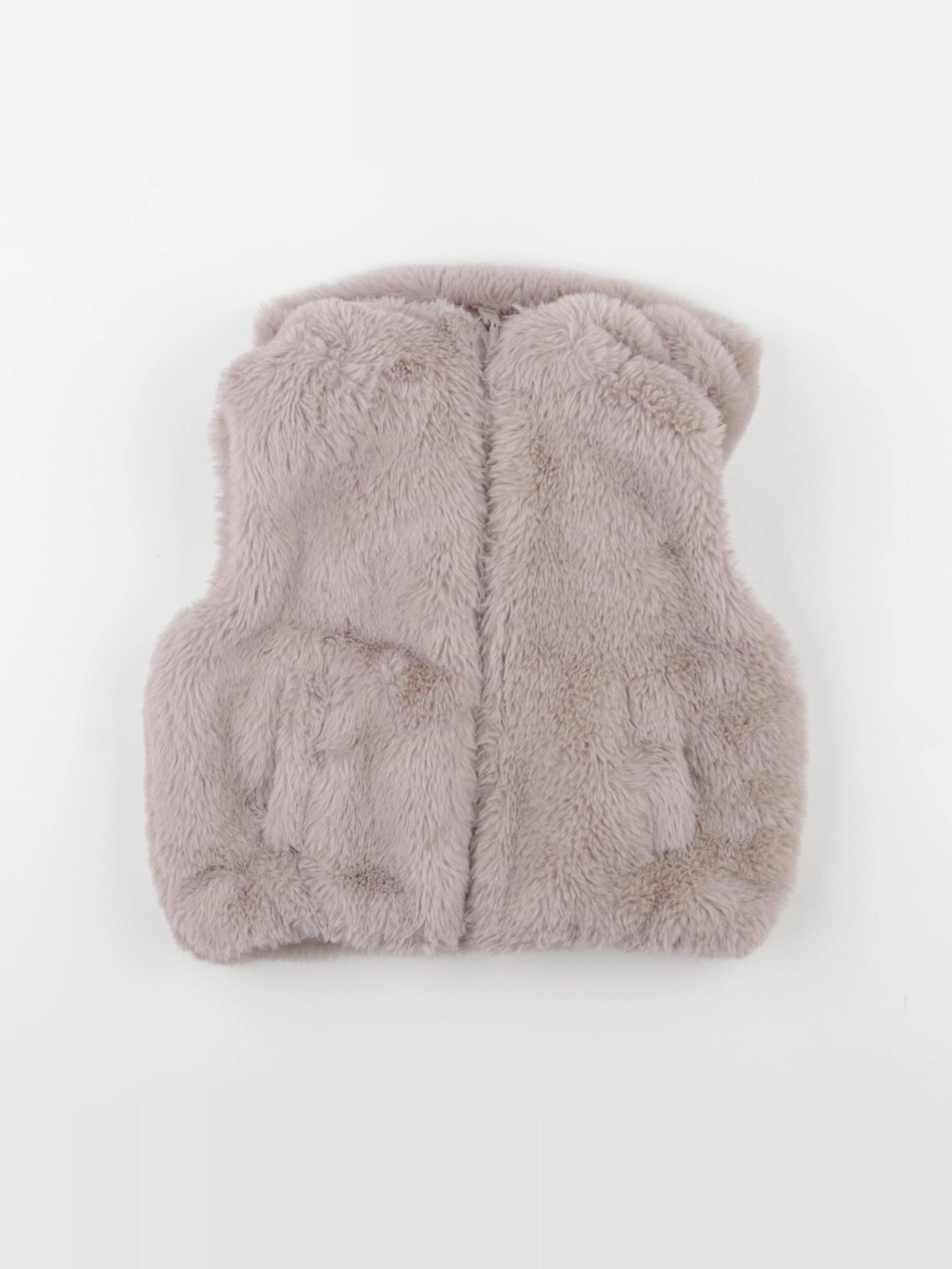 Zara - doudoune réversible rose - 24 mois