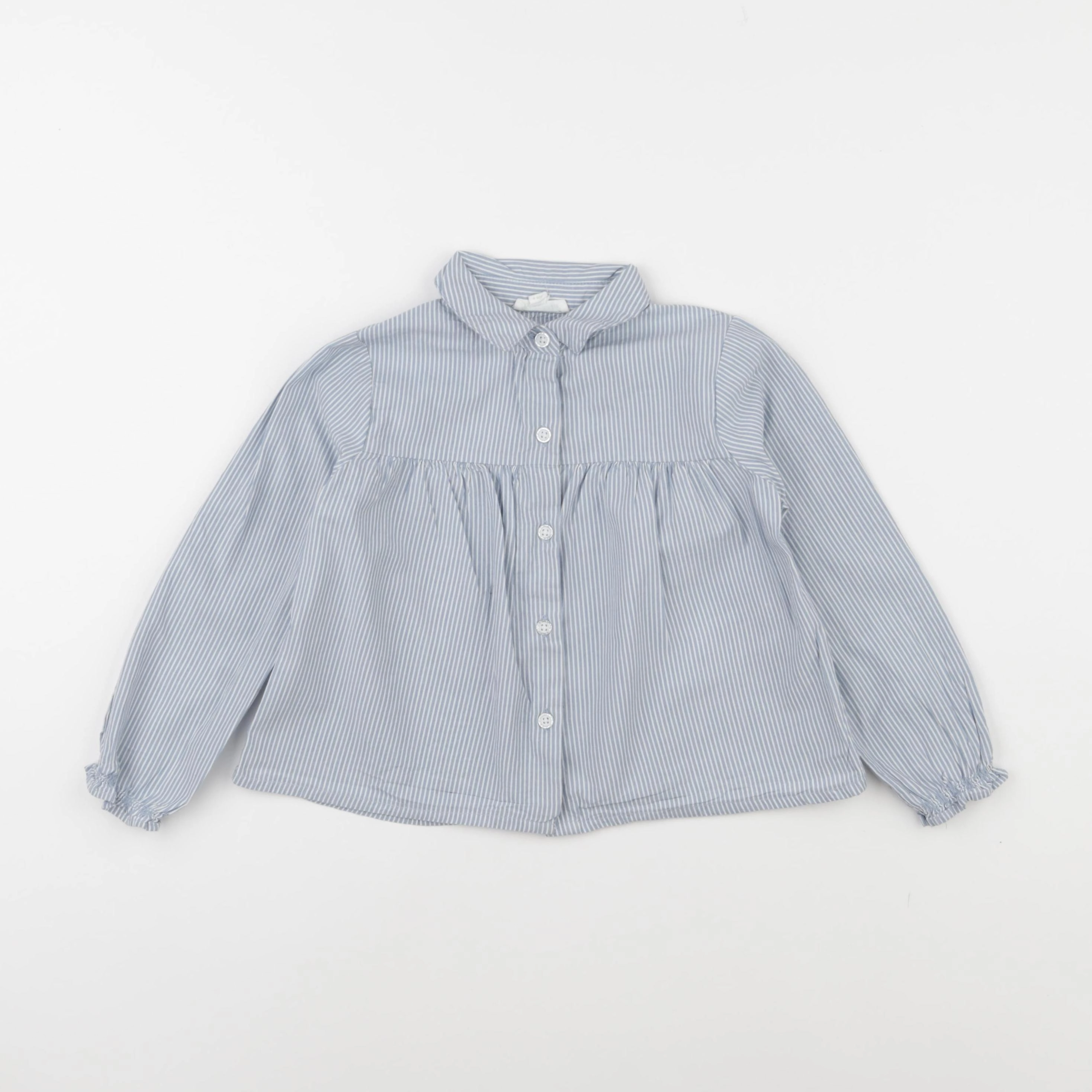 Vertbaudet - blouse bleu - 4 ans