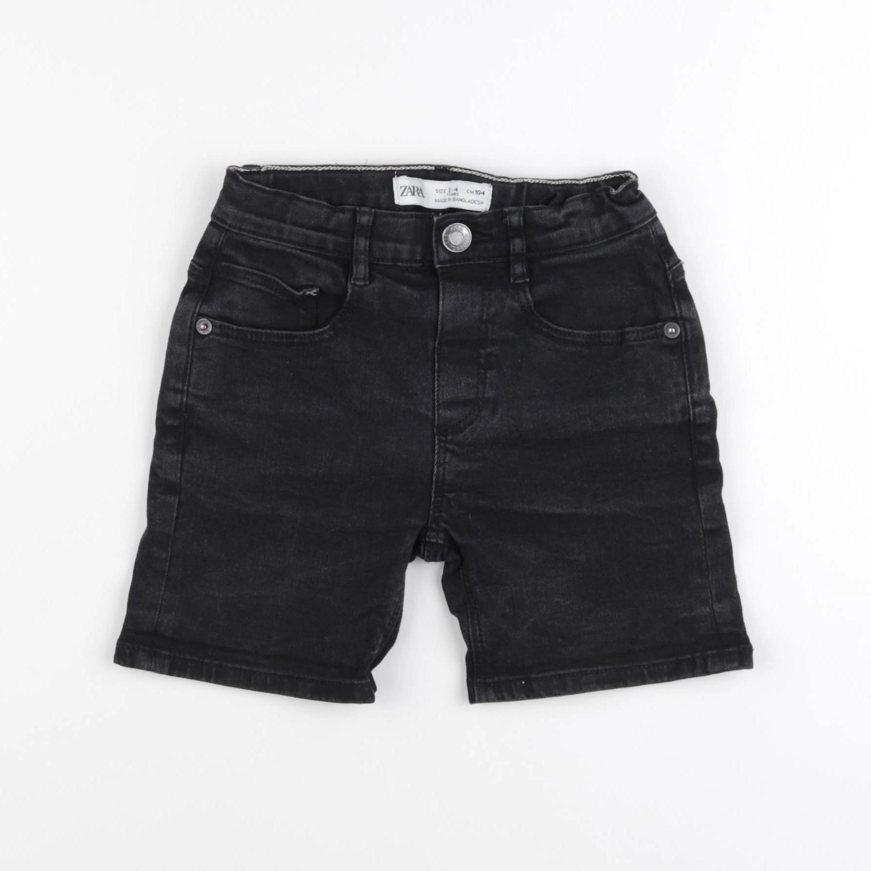 Zara - short noir - 3/4 ans