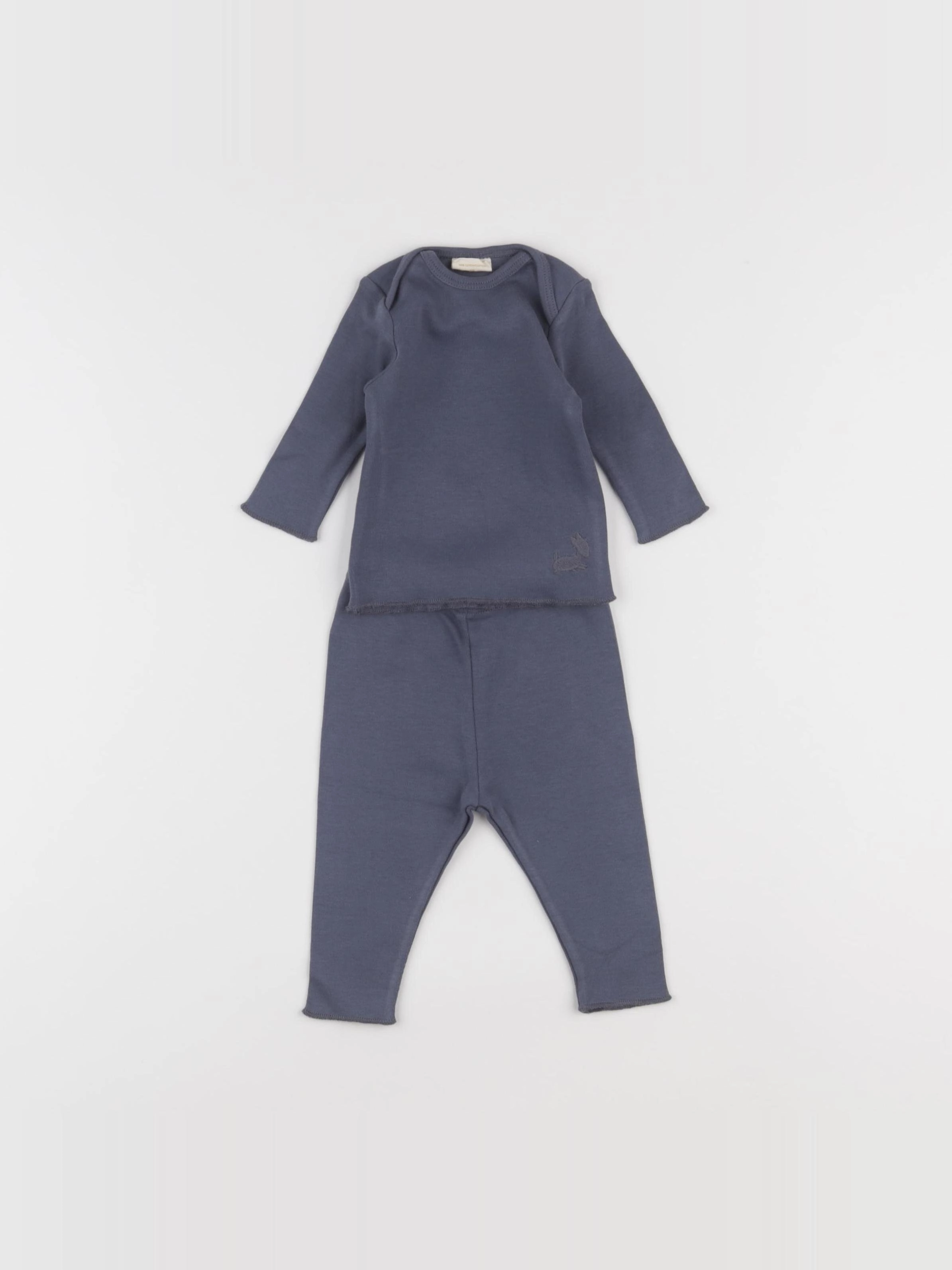 My Baby Factory - pyjama coton bleu - 1 mois