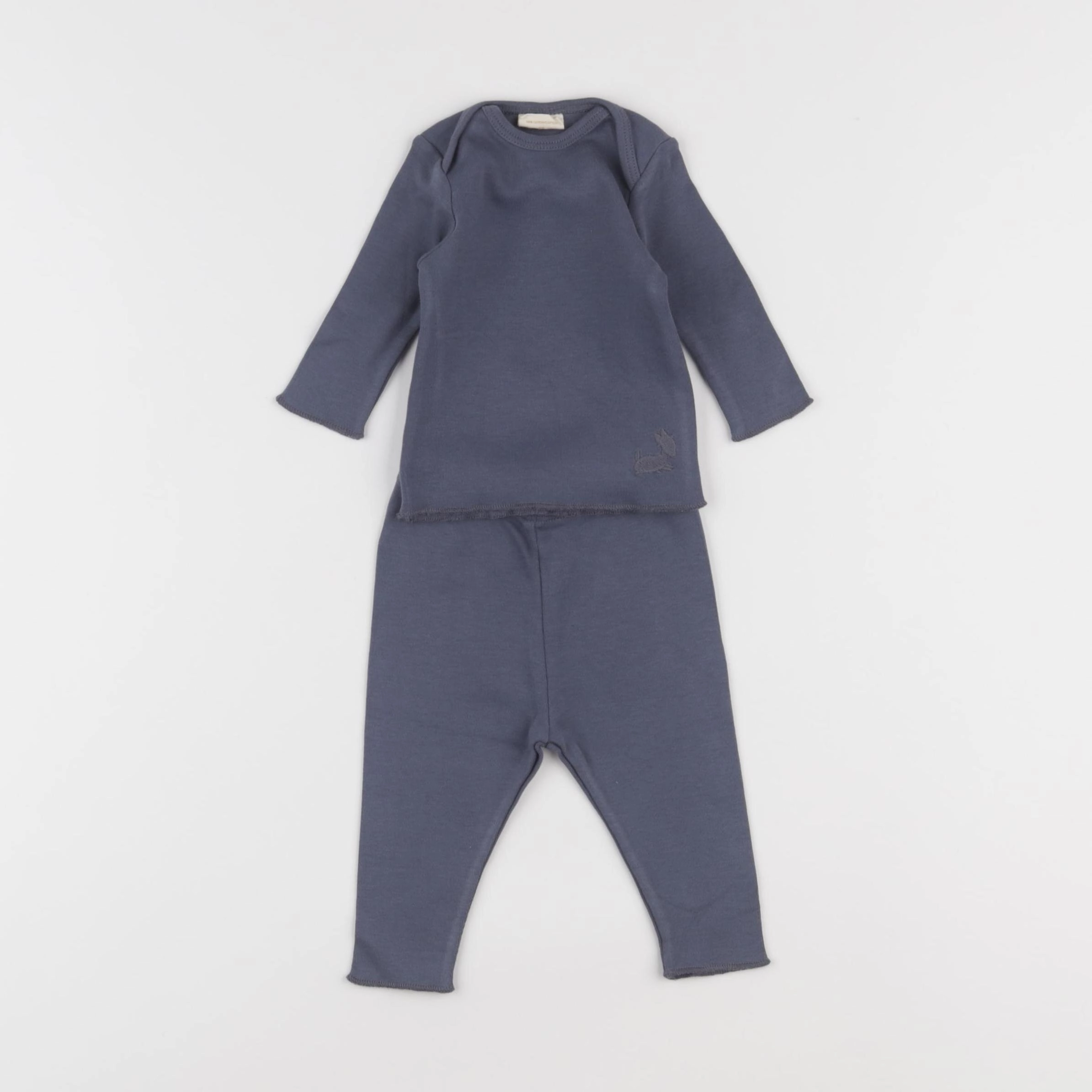 My Baby Factory - pyjama coton bleu - 1 mois