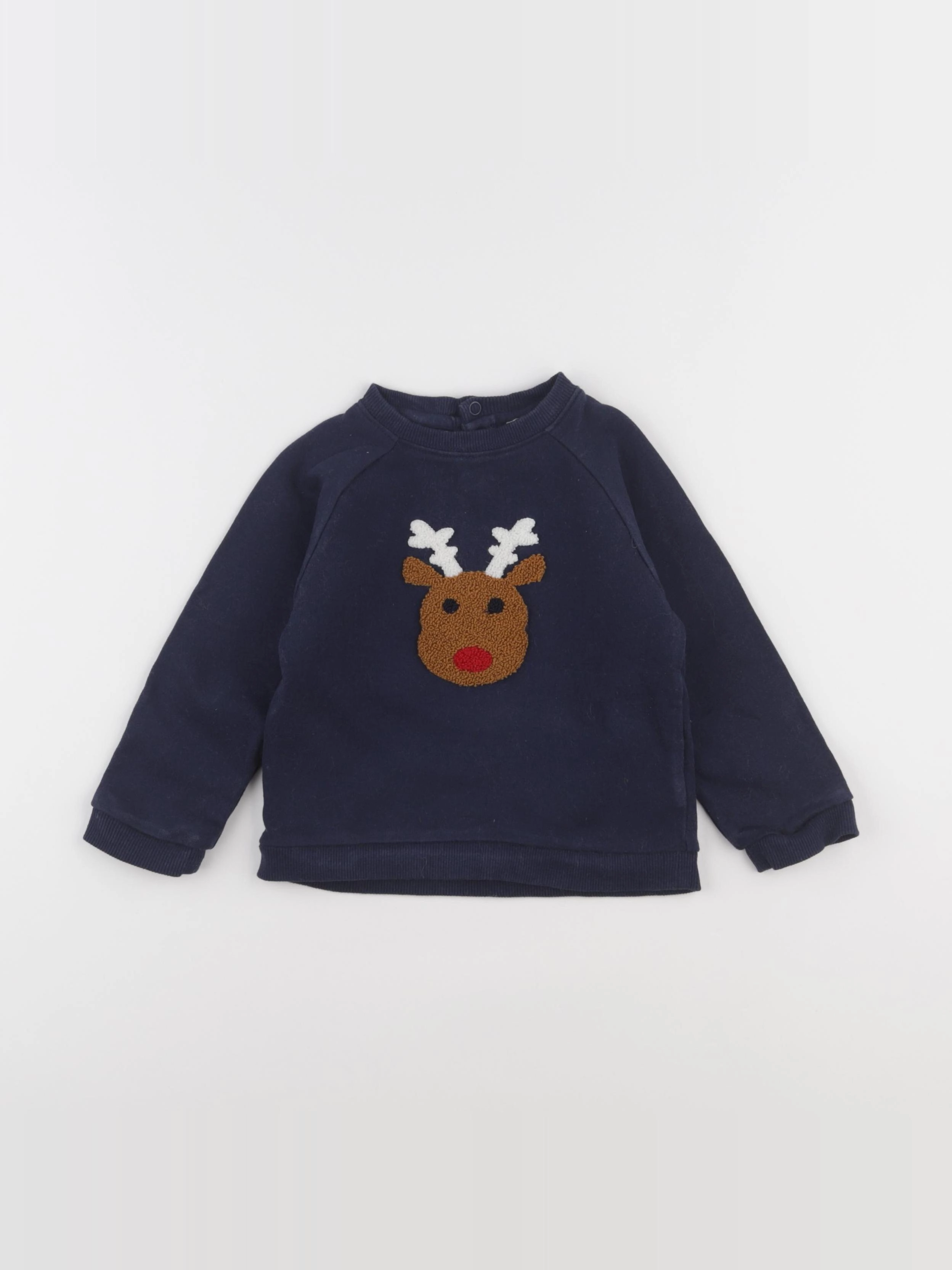 Boutchou - sweat bleu - 36 mois