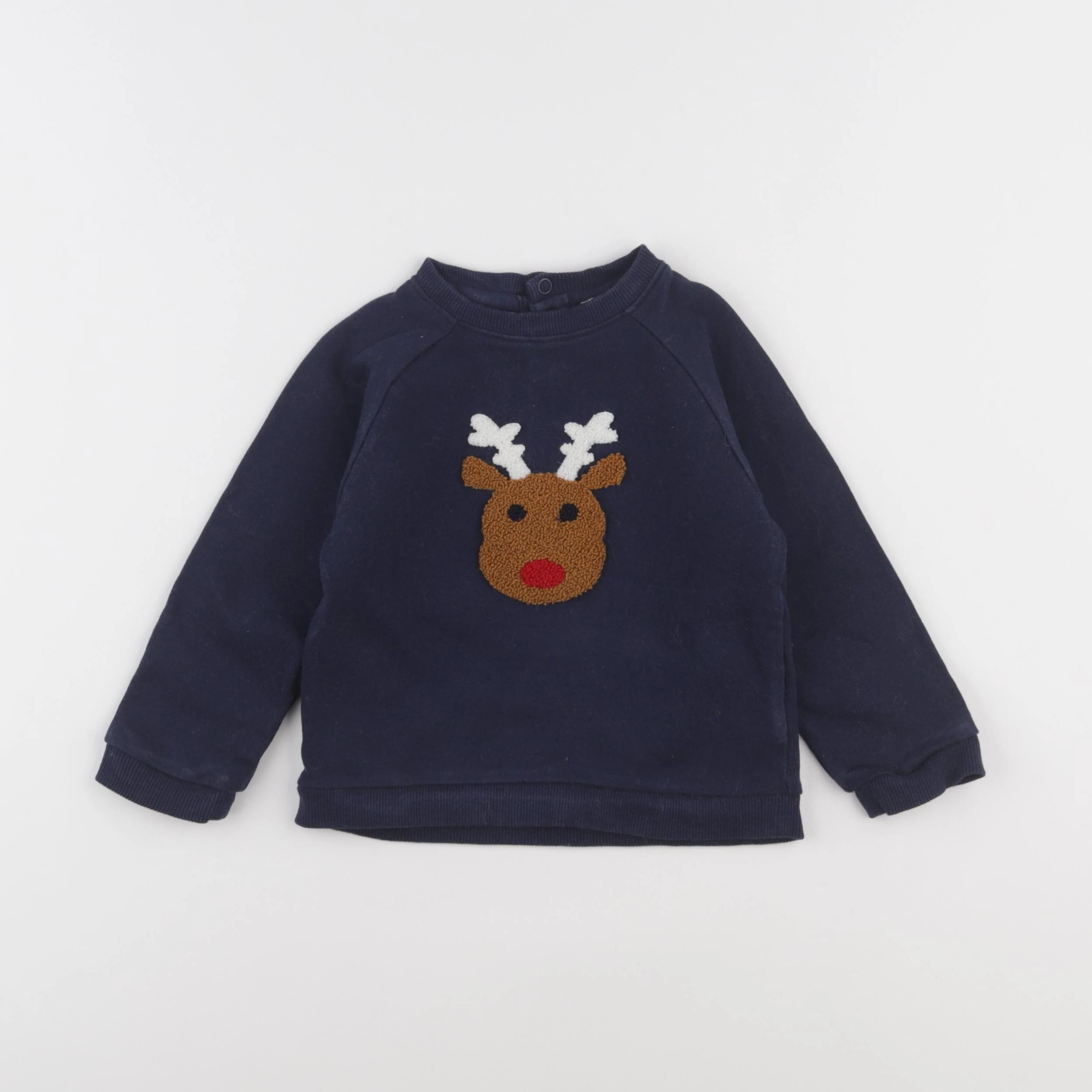 Boutchou - sweat bleu - 36 mois