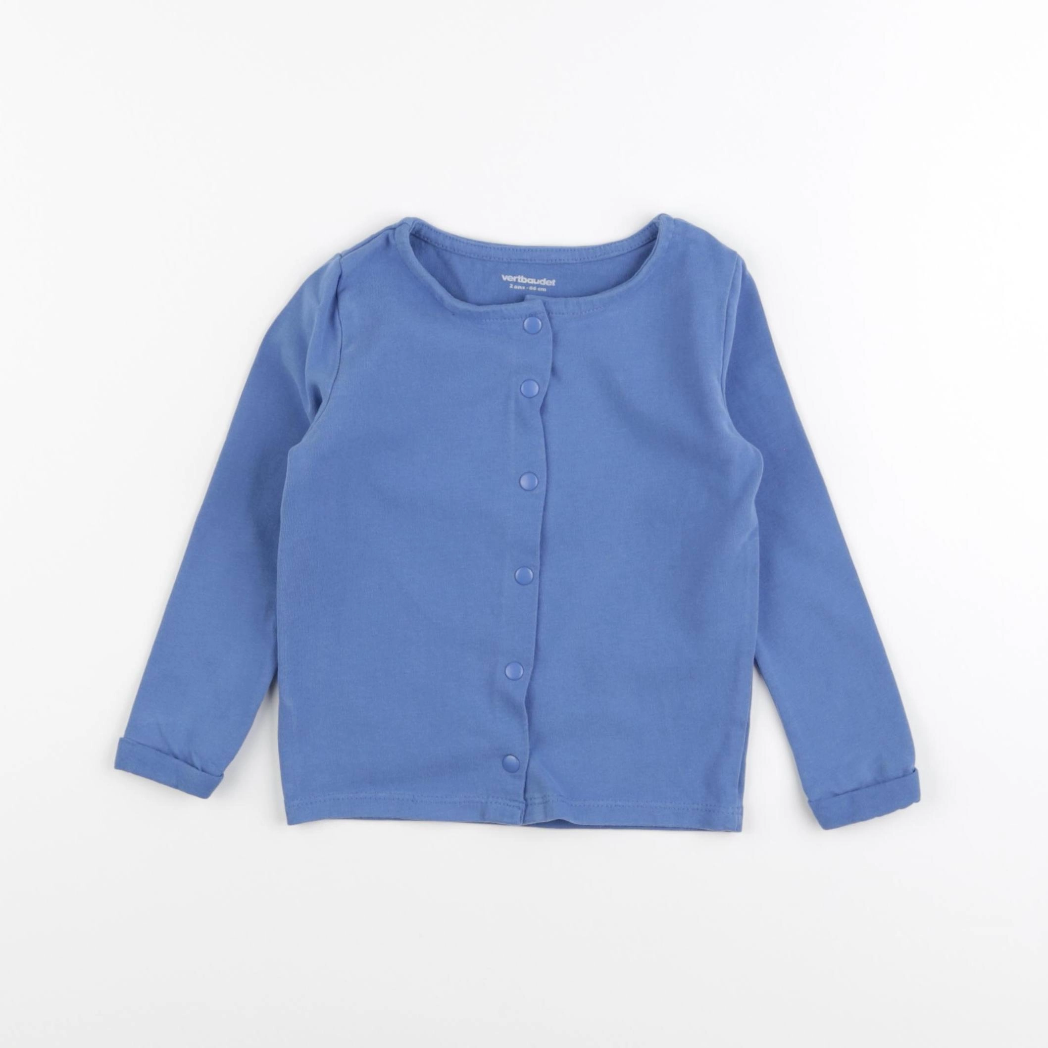 Vertbaudet - sweat bleu - 2 ans