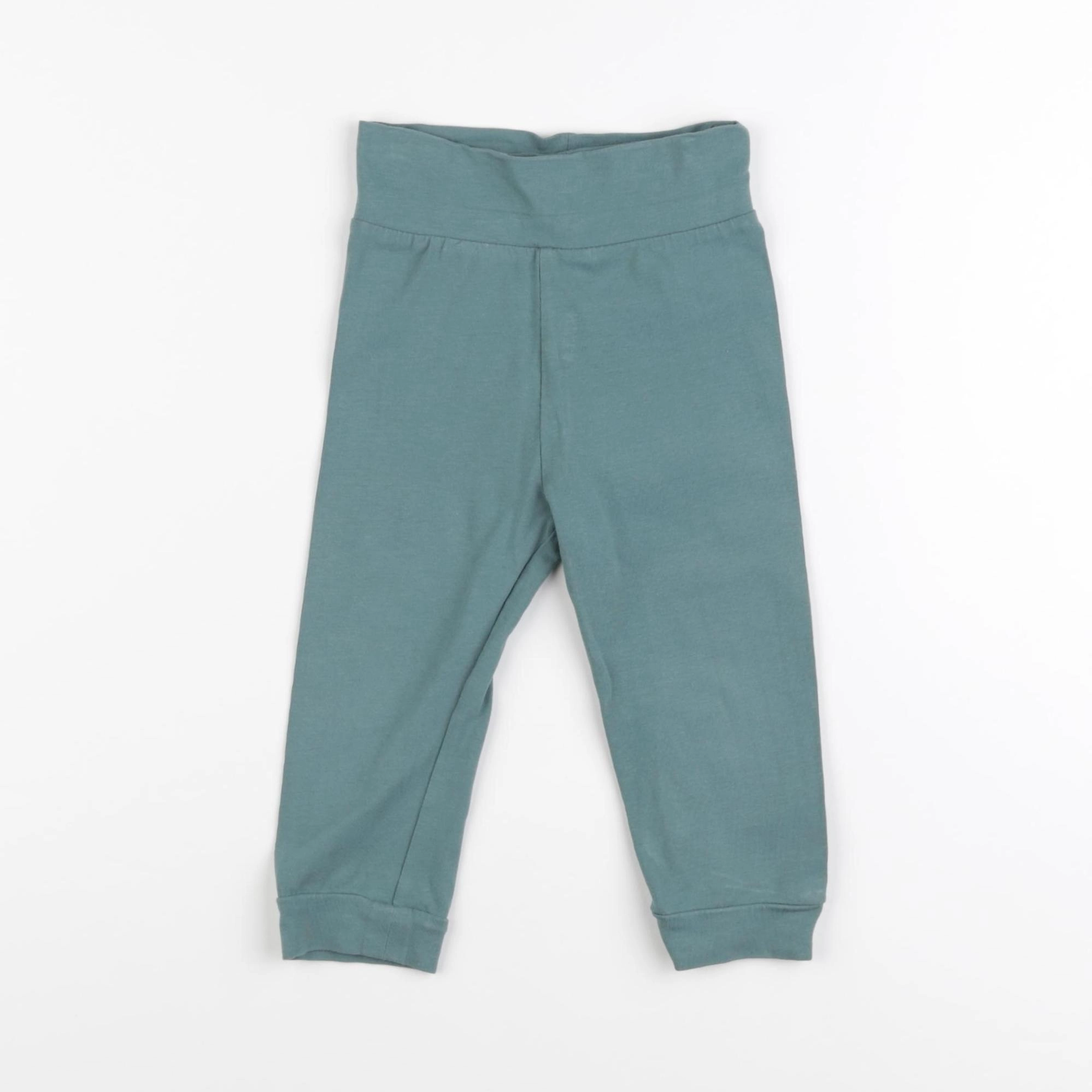 Vertbaudet - legging vert - 18 mois
