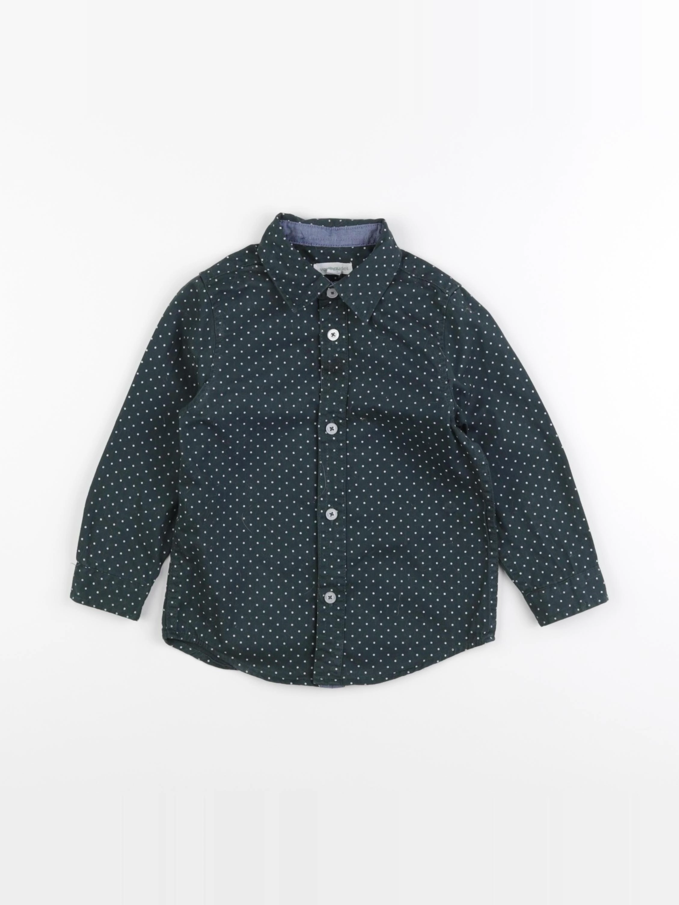 Vertbaudet - chemise vert - 3 ans