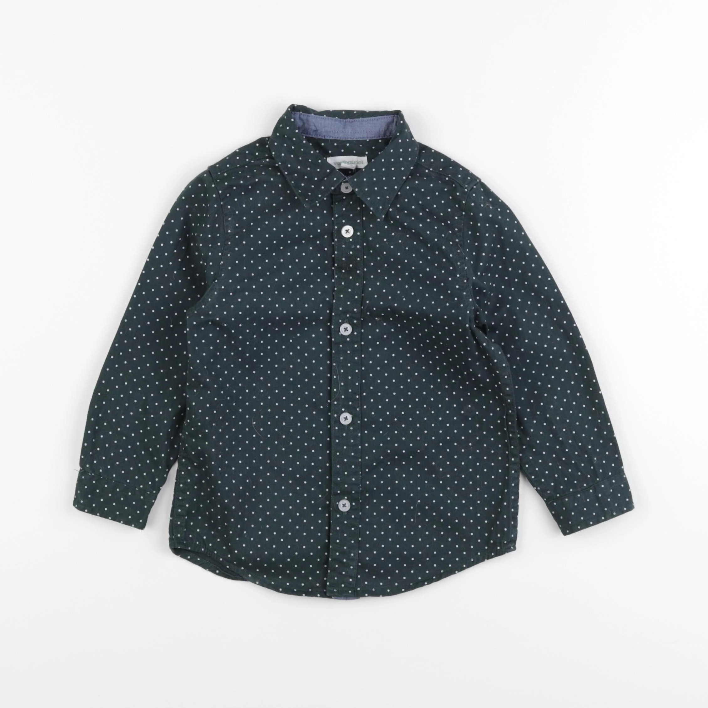 Vertbaudet - chemise vert - 3 ans
