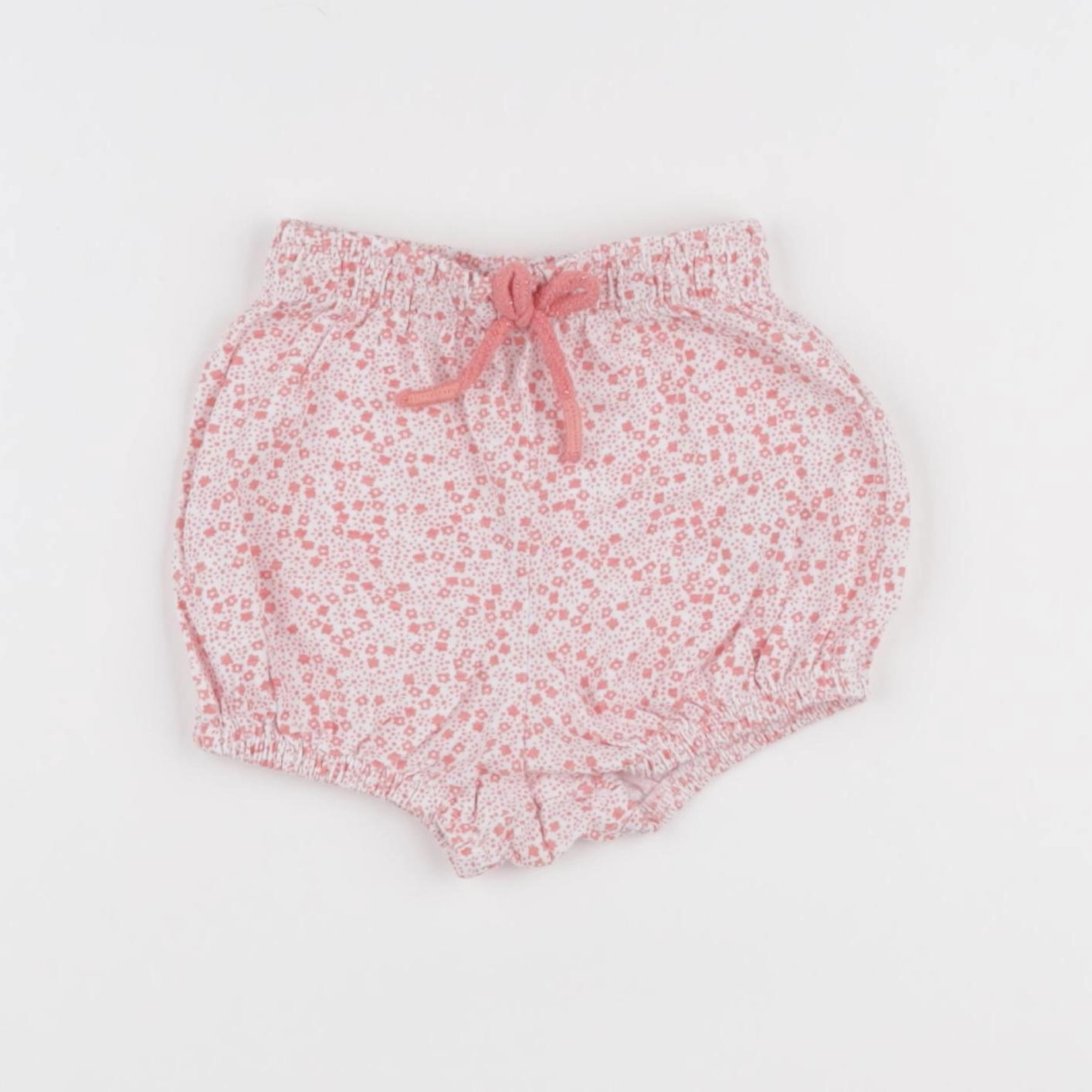 Vertbaudet - bloomer rose - 3 mois