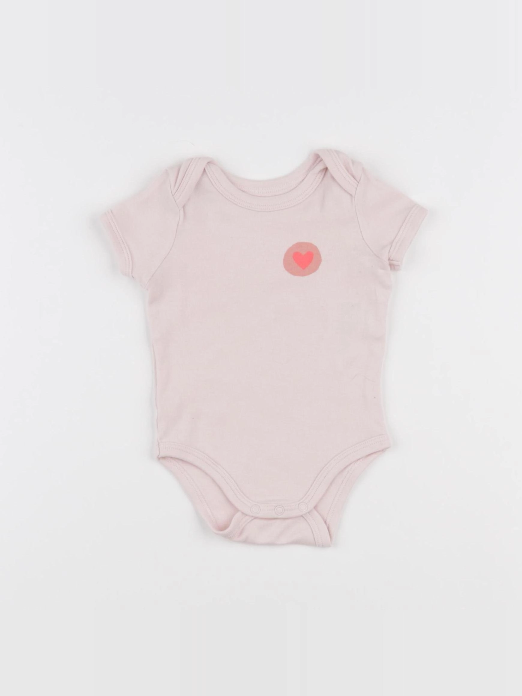 Vertbaudet - body rose - 3 mois