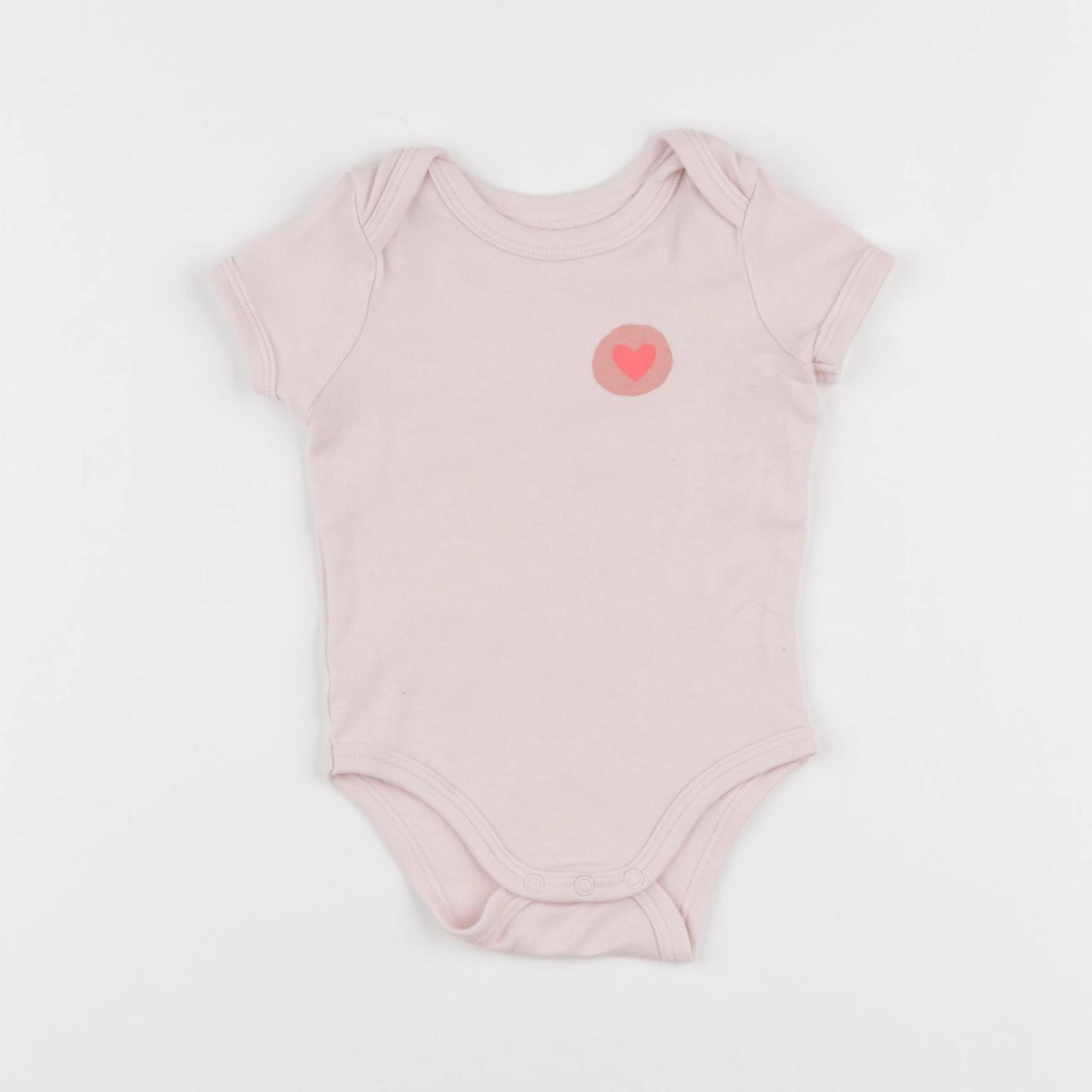 Vertbaudet - body rose - 3 mois