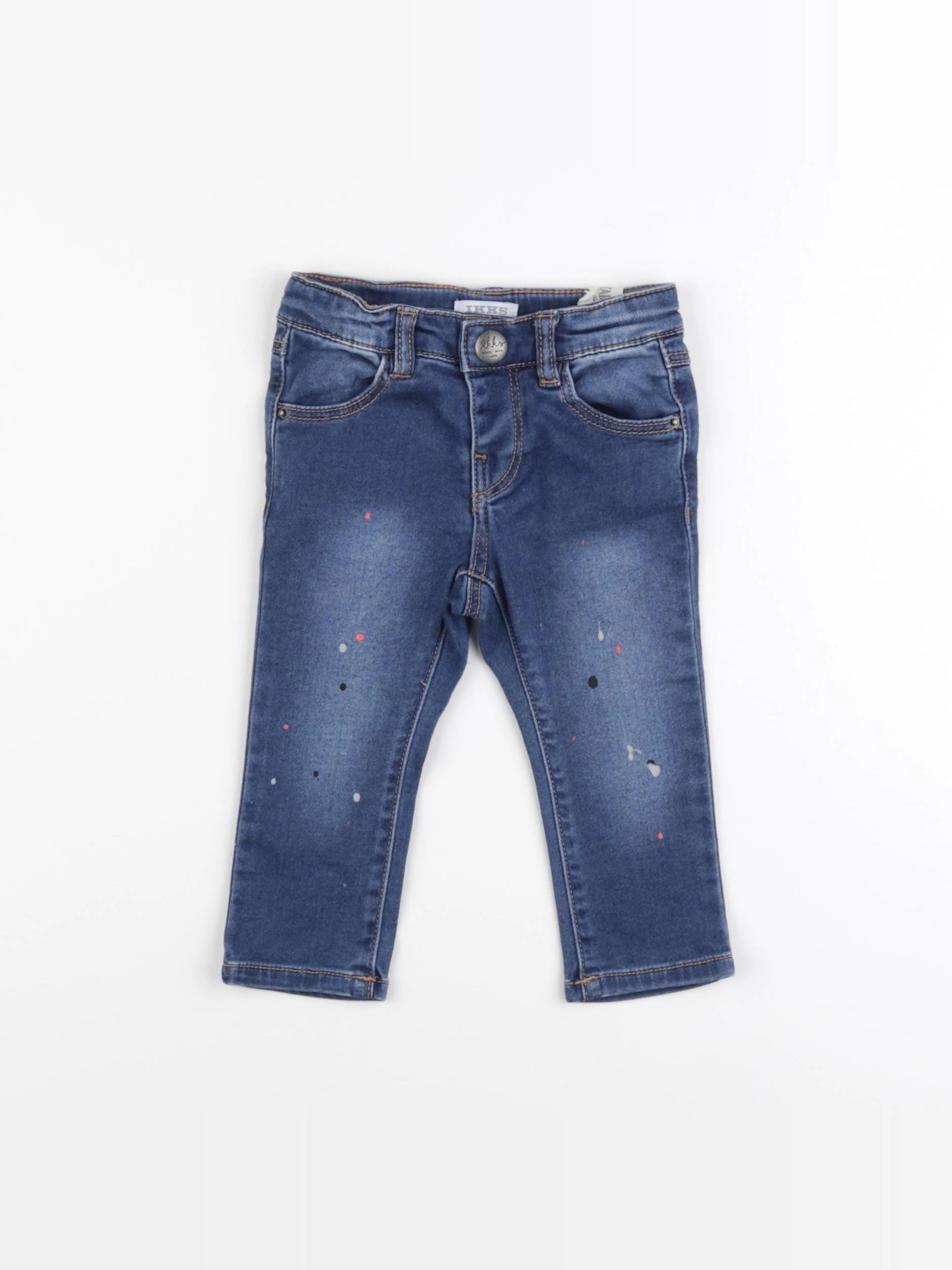 IKKS - jean bleu - 6 mois